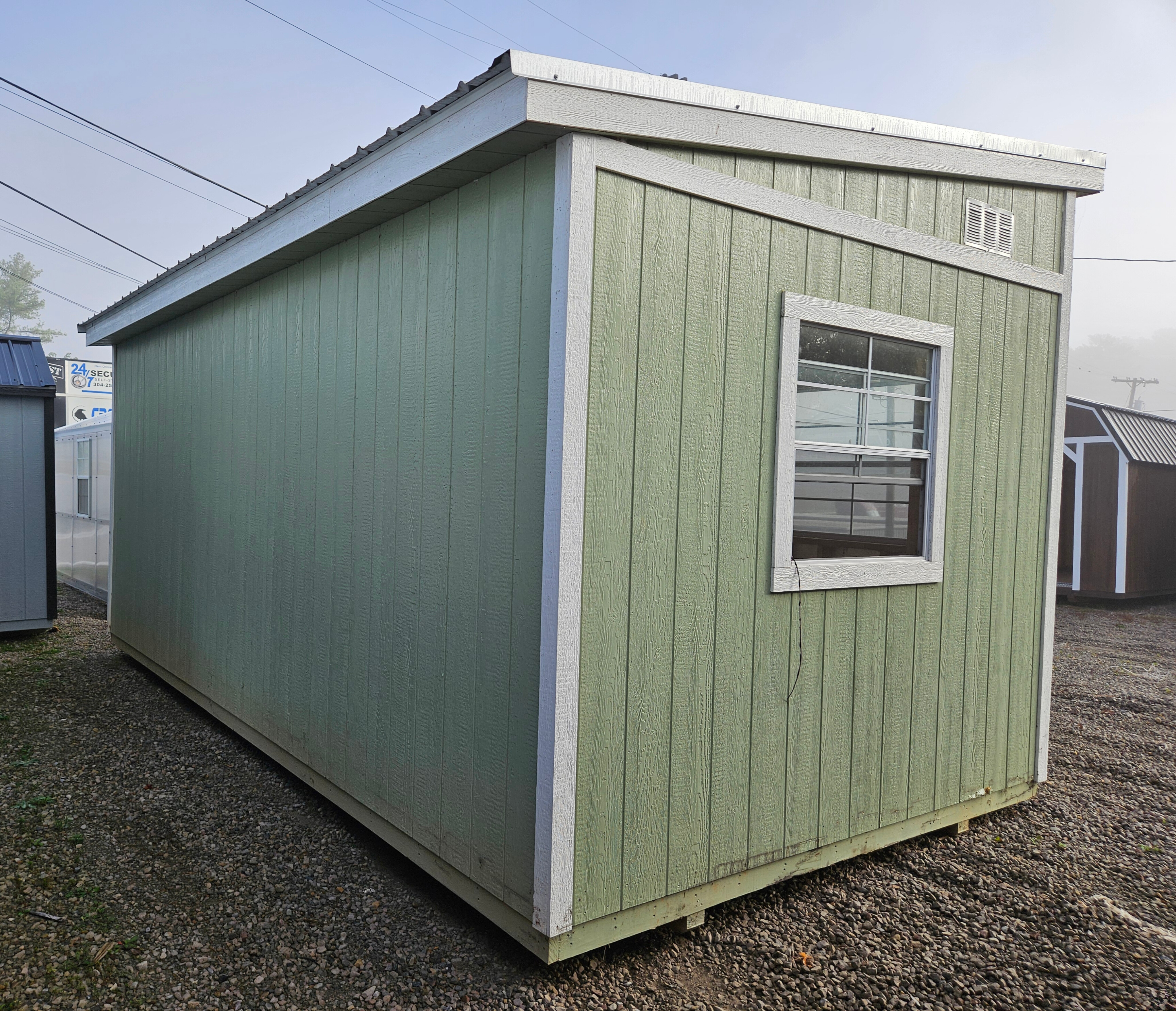 Thumbnail 2 for 10 x 20 Single Slope Modern Shed (High Wall)