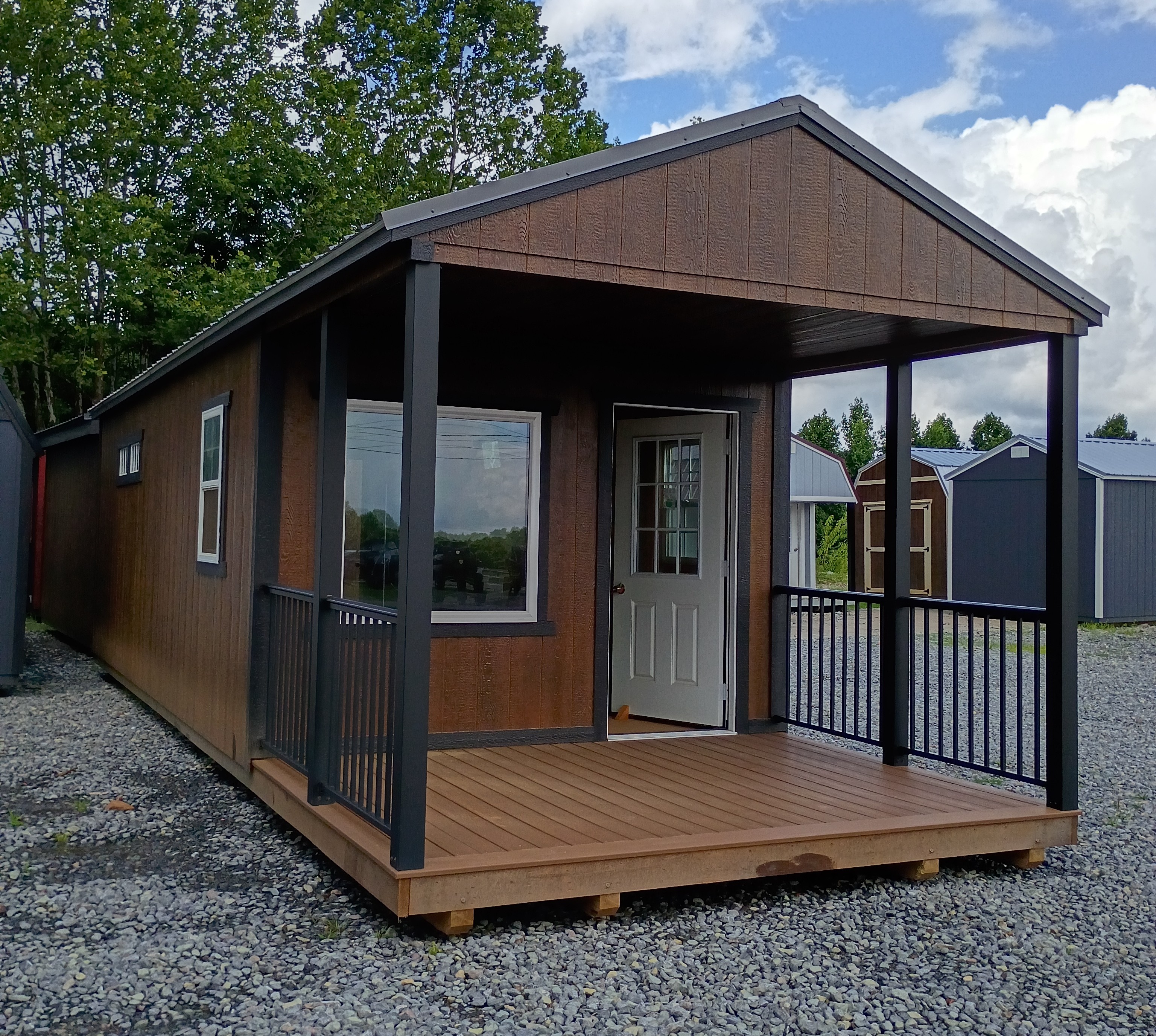 Image of 12 x 32 A Frame End Porch (High Wall)