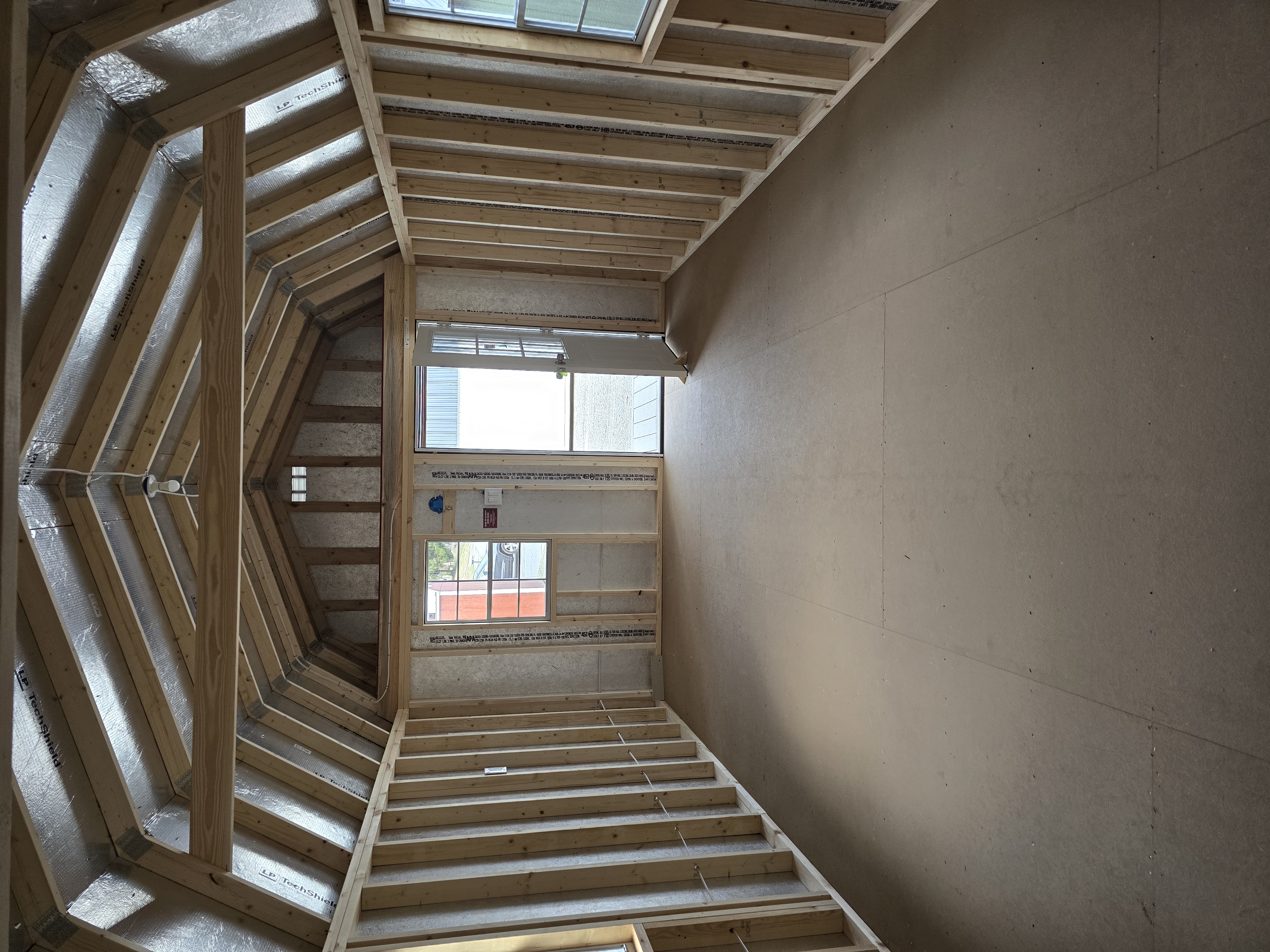 Thumbnail 3 for 12 x 28 Lofted Barn End Porch (Low Wall)