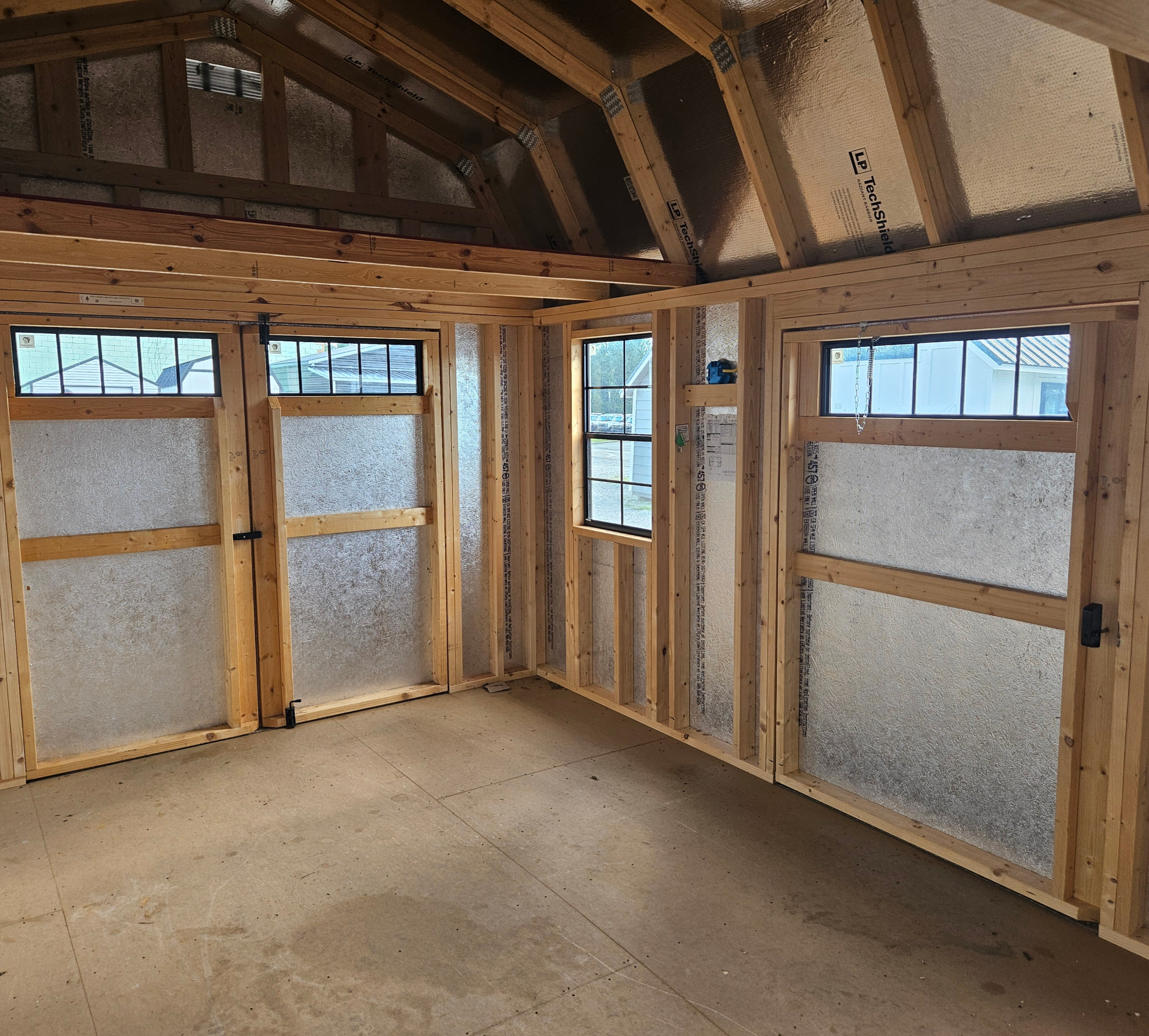 Thumbnail 4 for 10 x 16 Lofted Barn (Low Wall)