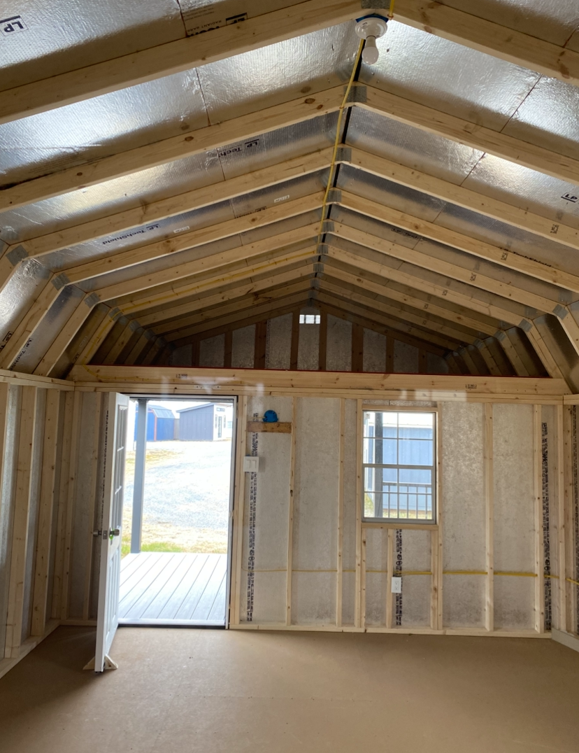 Thumbnail 3 for 14 x 40 Lofted Barn End Porch (High Wall)