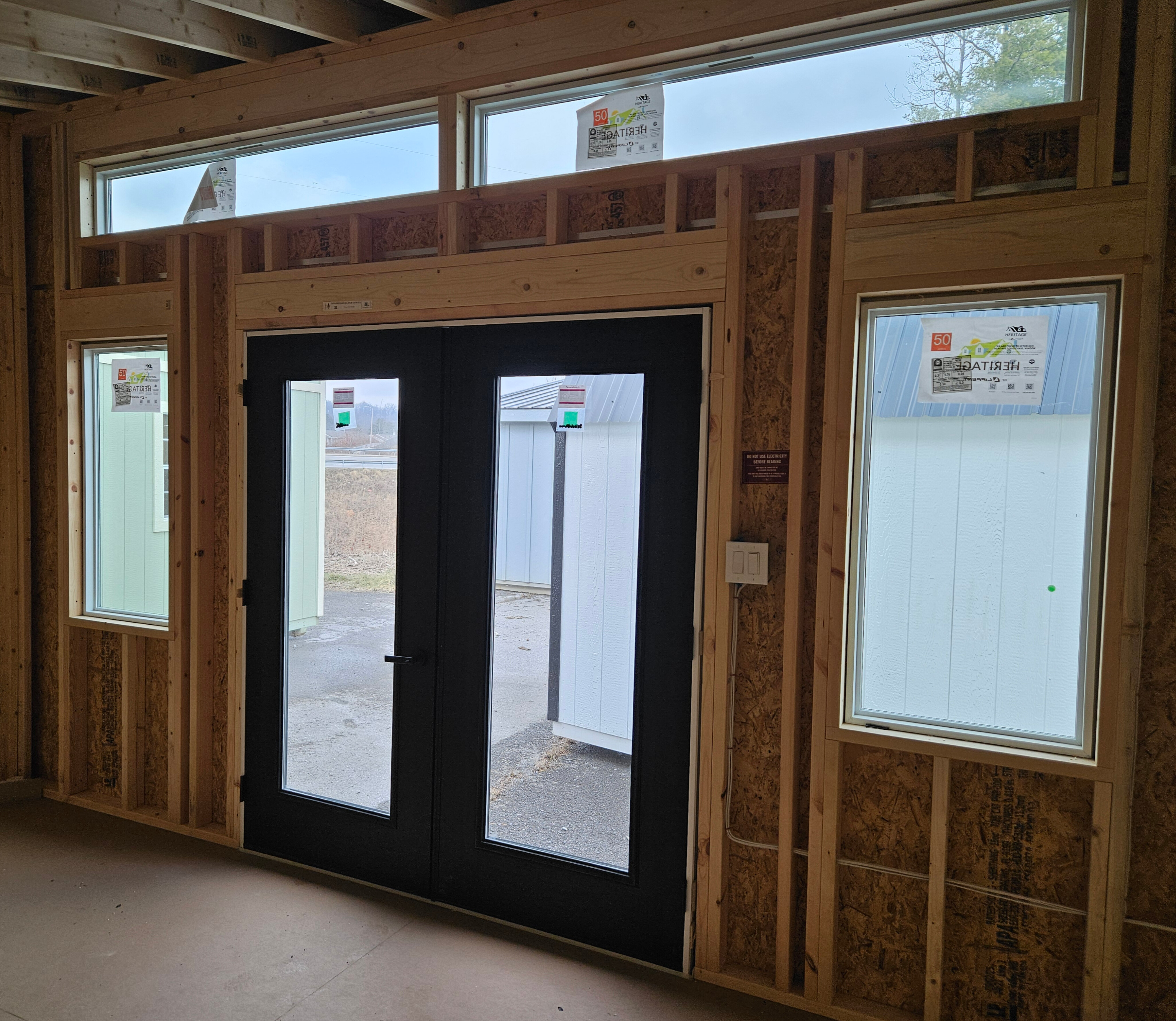 Thumbnail 3 for 12 x 16 Modern Studio Shed (High Wall)