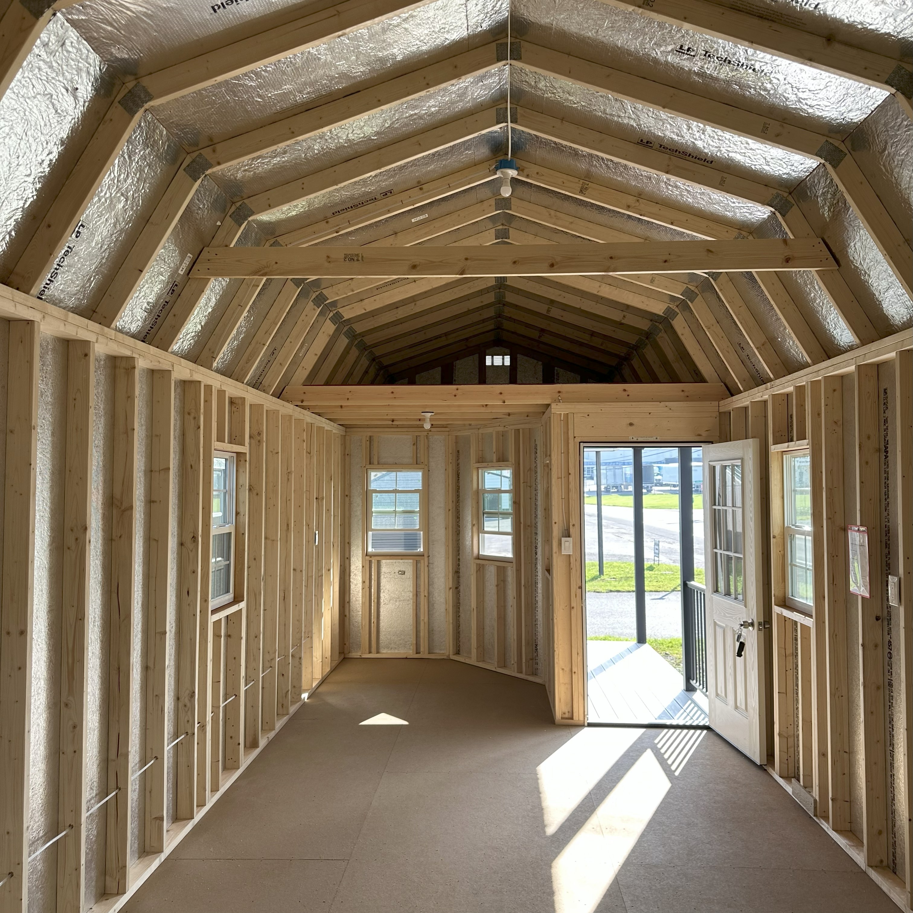 Thumbnail 3 for 12 x 36 Lofted Barn (Low Wall)