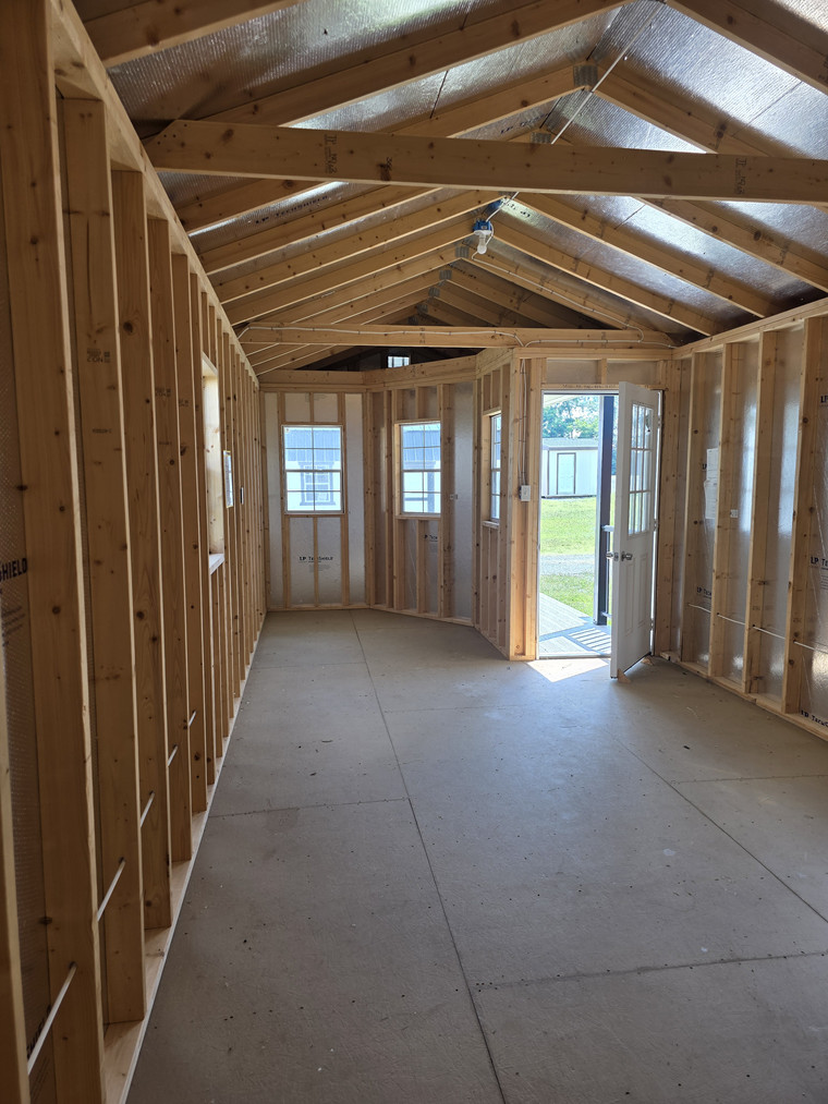 Thumbnail 2 for 12 x 32 A Frame (High Wall) Shed - Lewisburg, WV