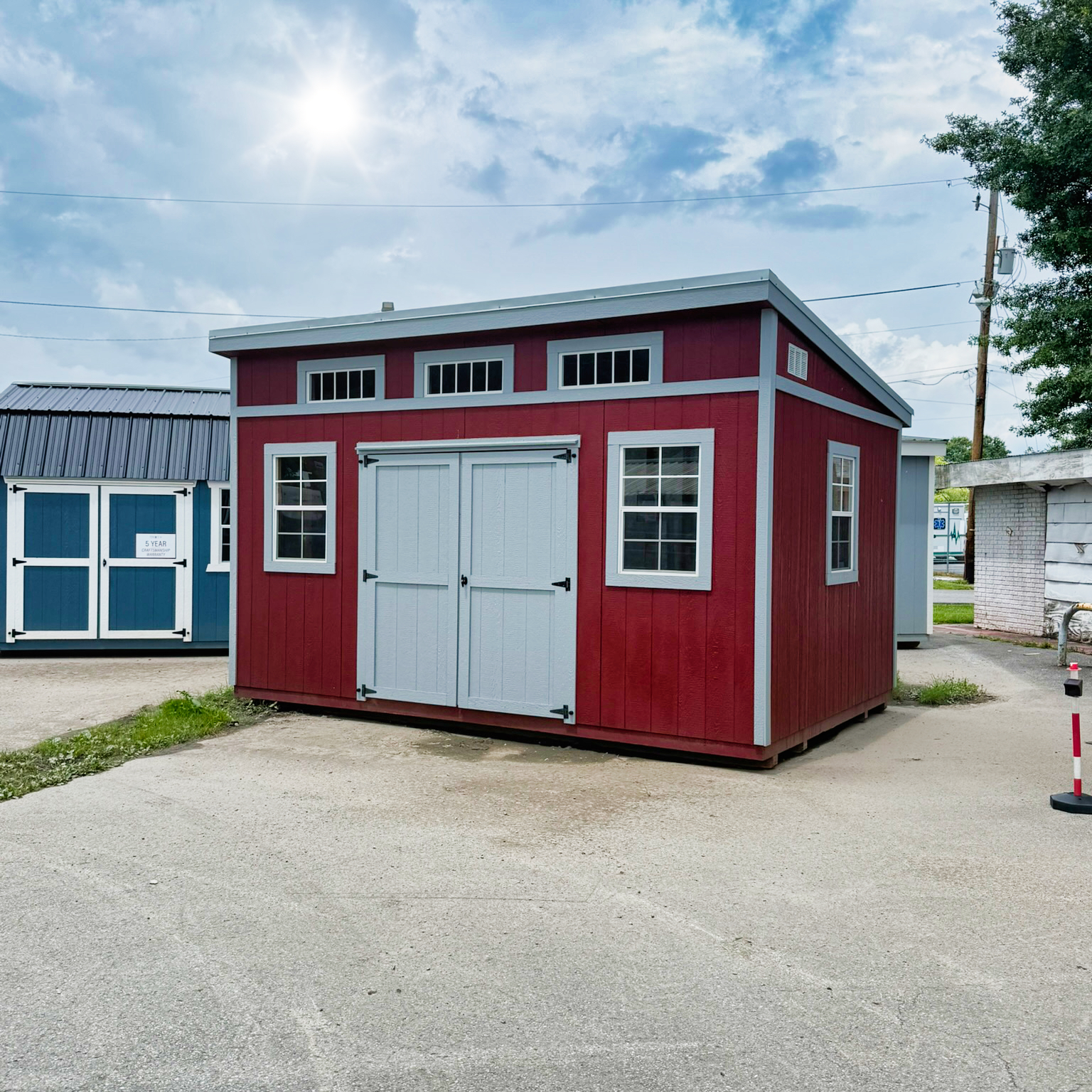 Thumbnail 3 for 12 x 16 Modern Shed (High Wall) Shed - Princeton, WV