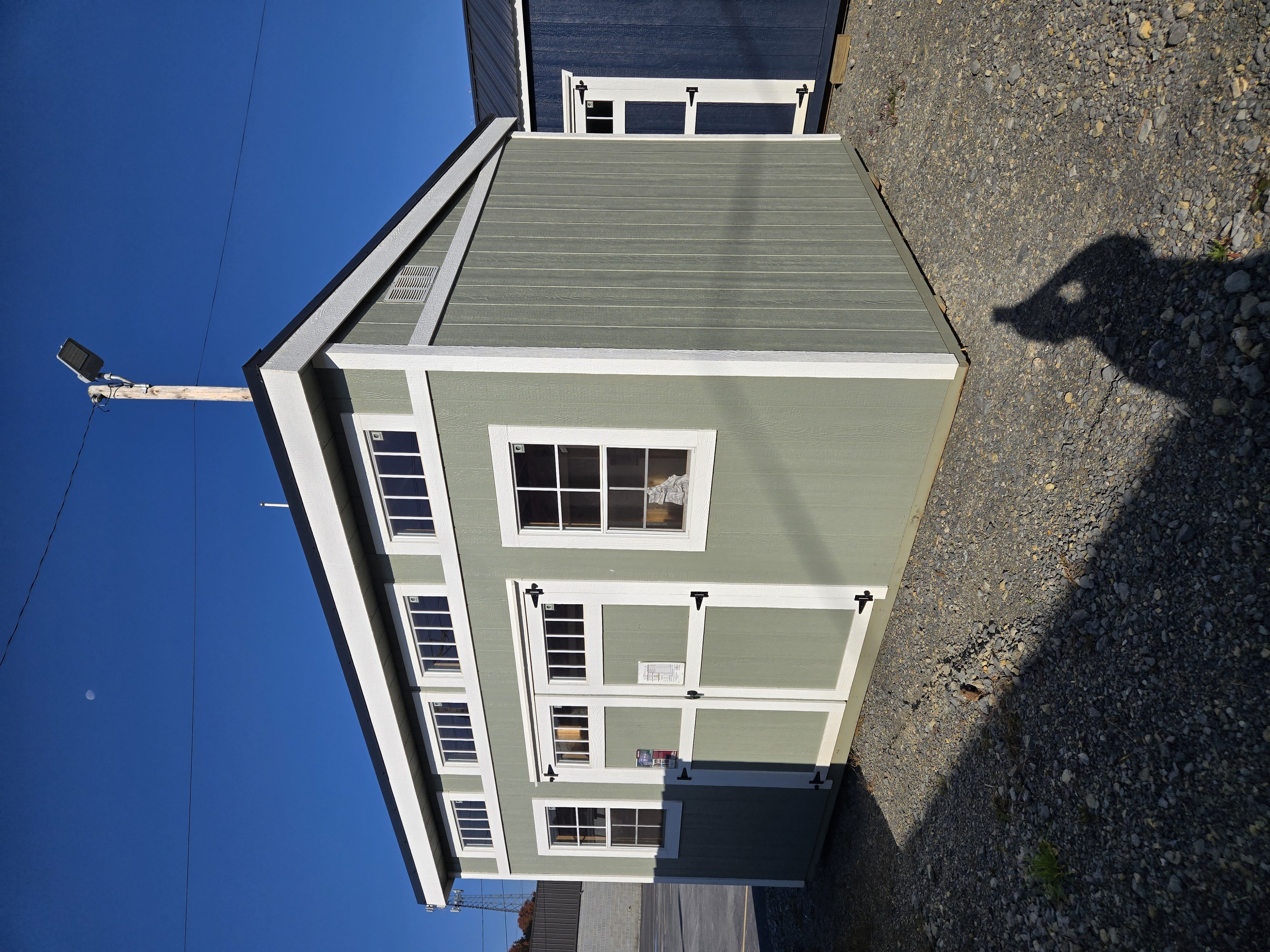 Image of 10 x 16 Single Slope Modern Shed (High Wall)