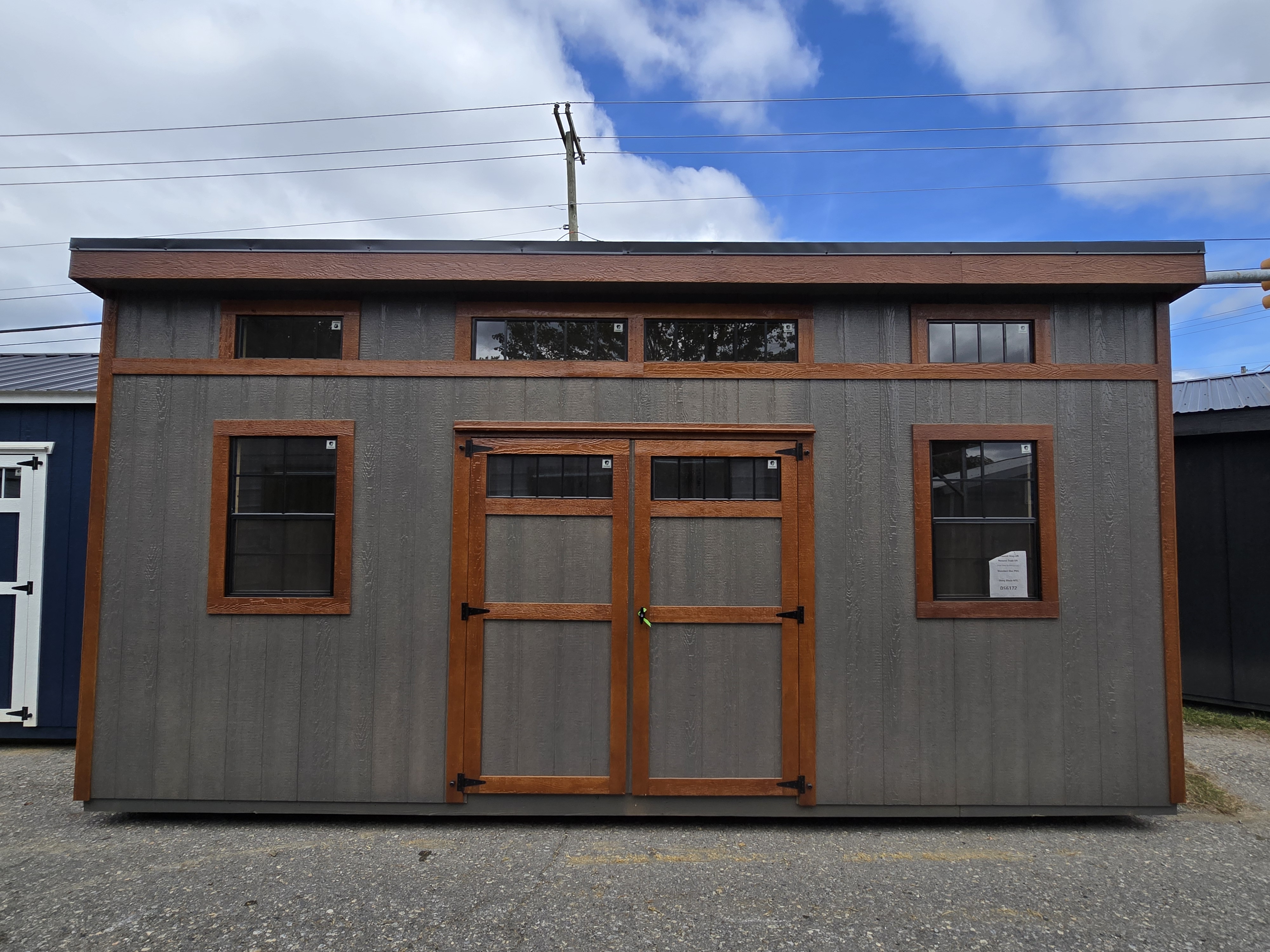 Main media for 10 x 20 Single Slope Modern Shed (High Wall)