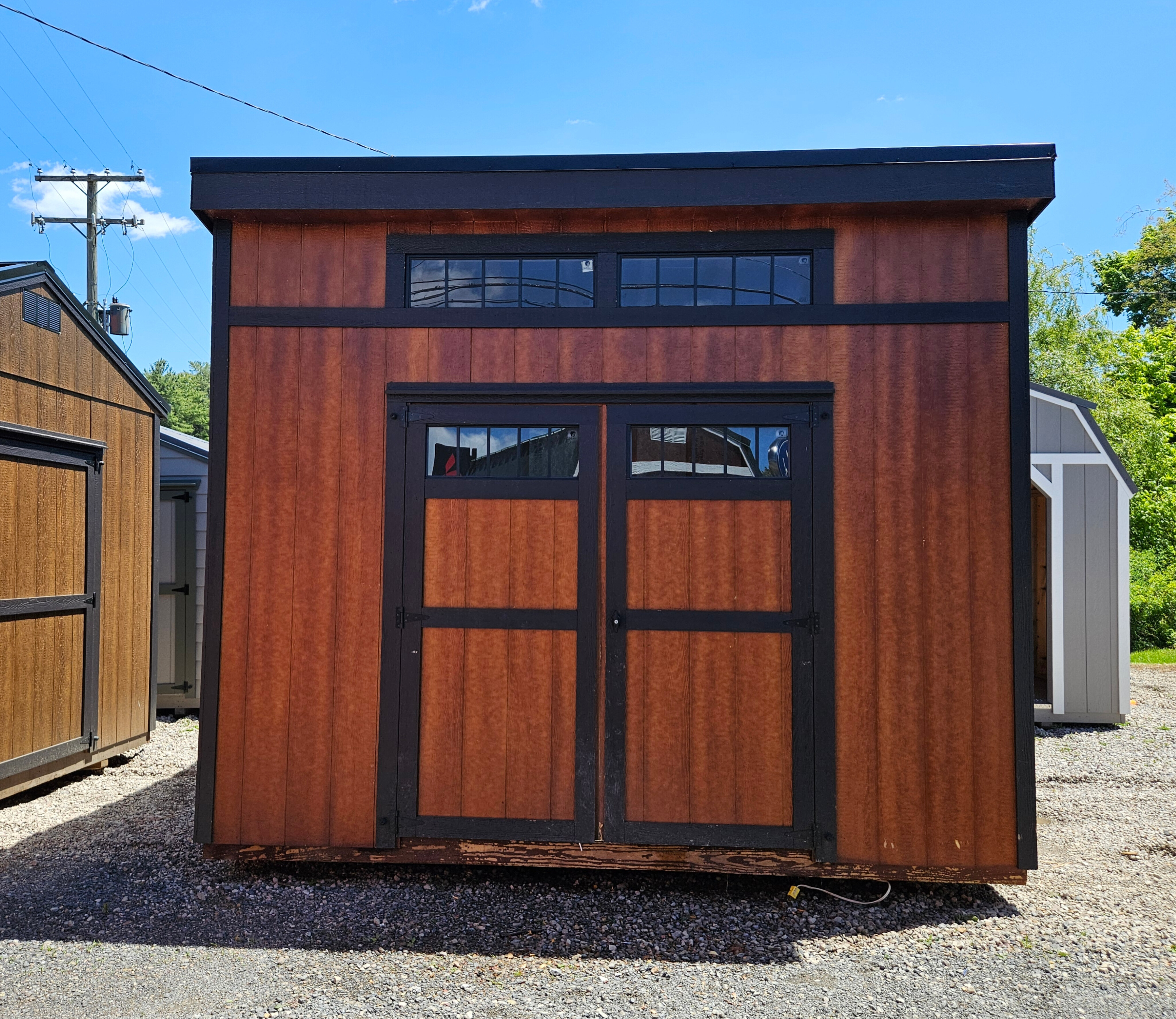 Image of 10 x 12 Modern Shed (High Wall) Shed - Beckley, WV