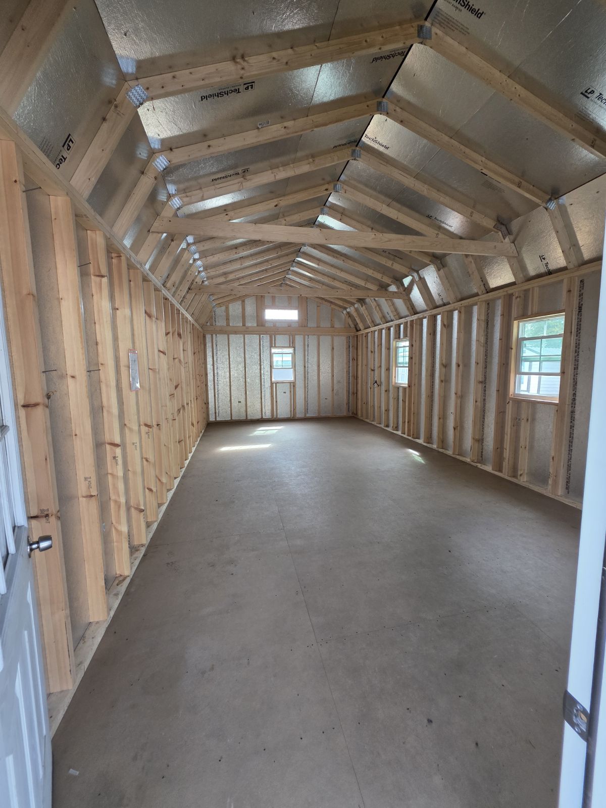 Thumbnail 2 for 14 x 32 Lofted Barn End Porch (High Wall)