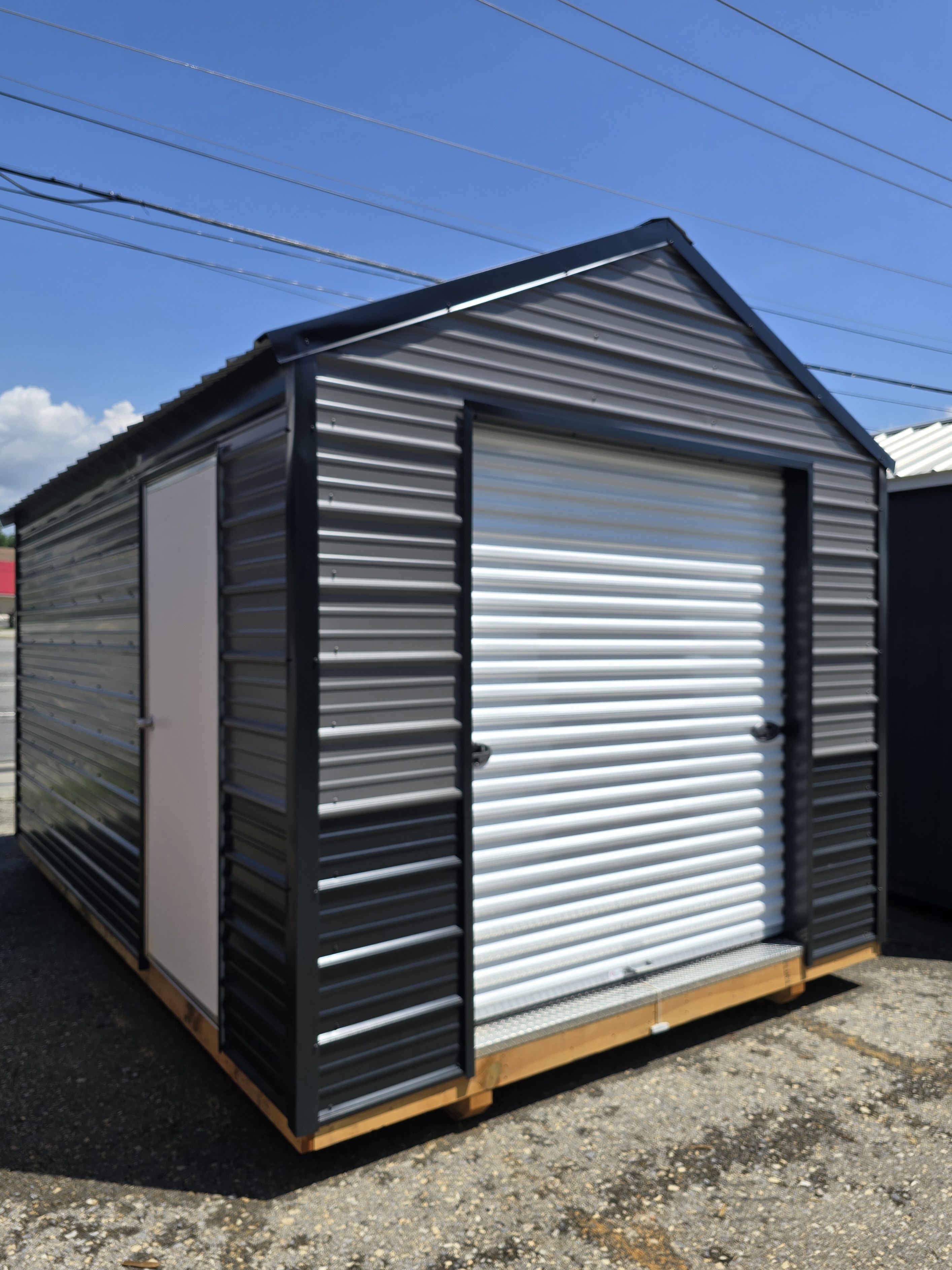 Thumbnail 3 for 10 x 16 Utility Building (High Wall)