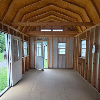 Thumbnail 3 for 12 x 24 Lofted Barn (High Wall)