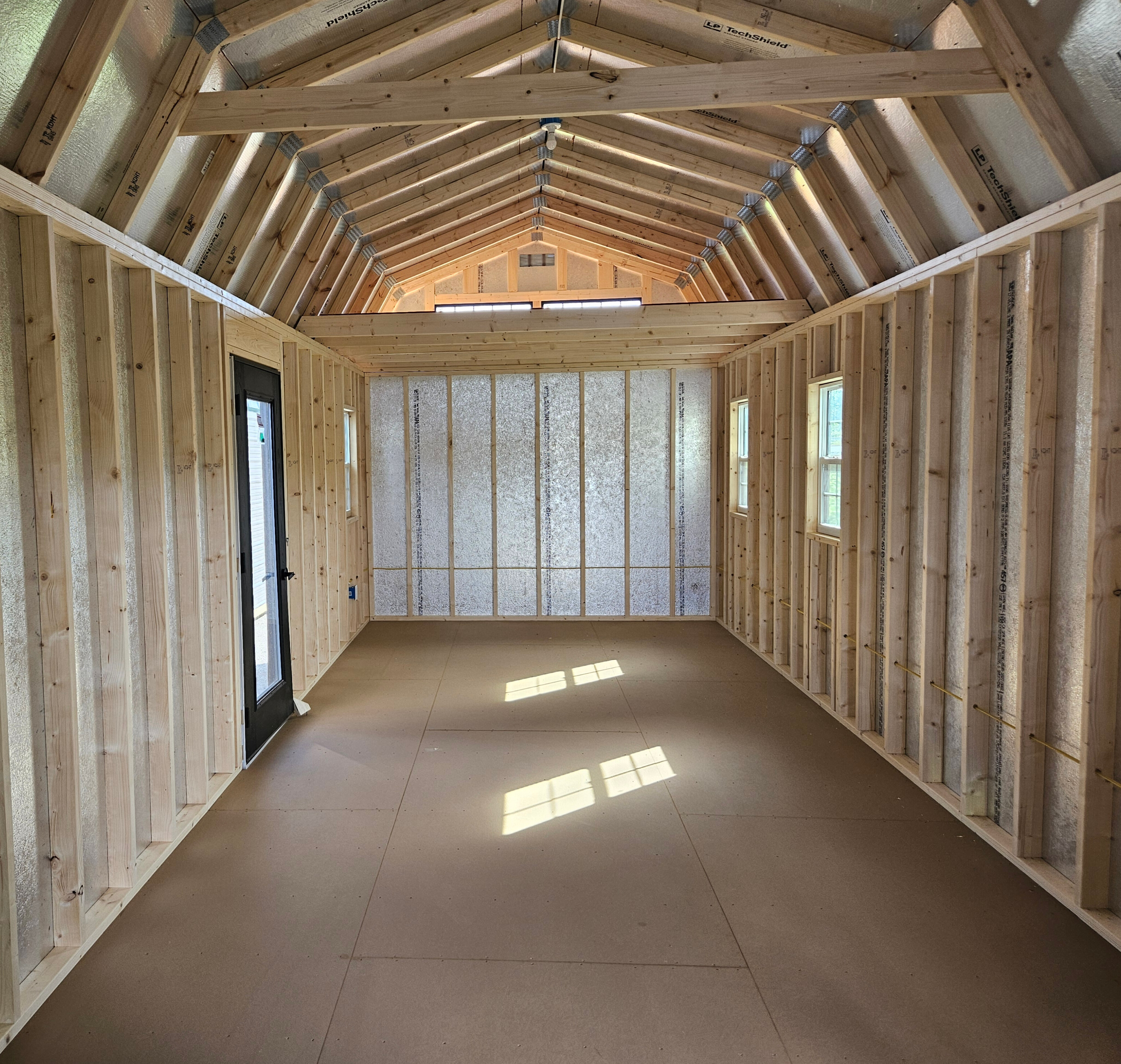 Thumbnail 4 for 12 x 40 Lofted Barn (High Wall)