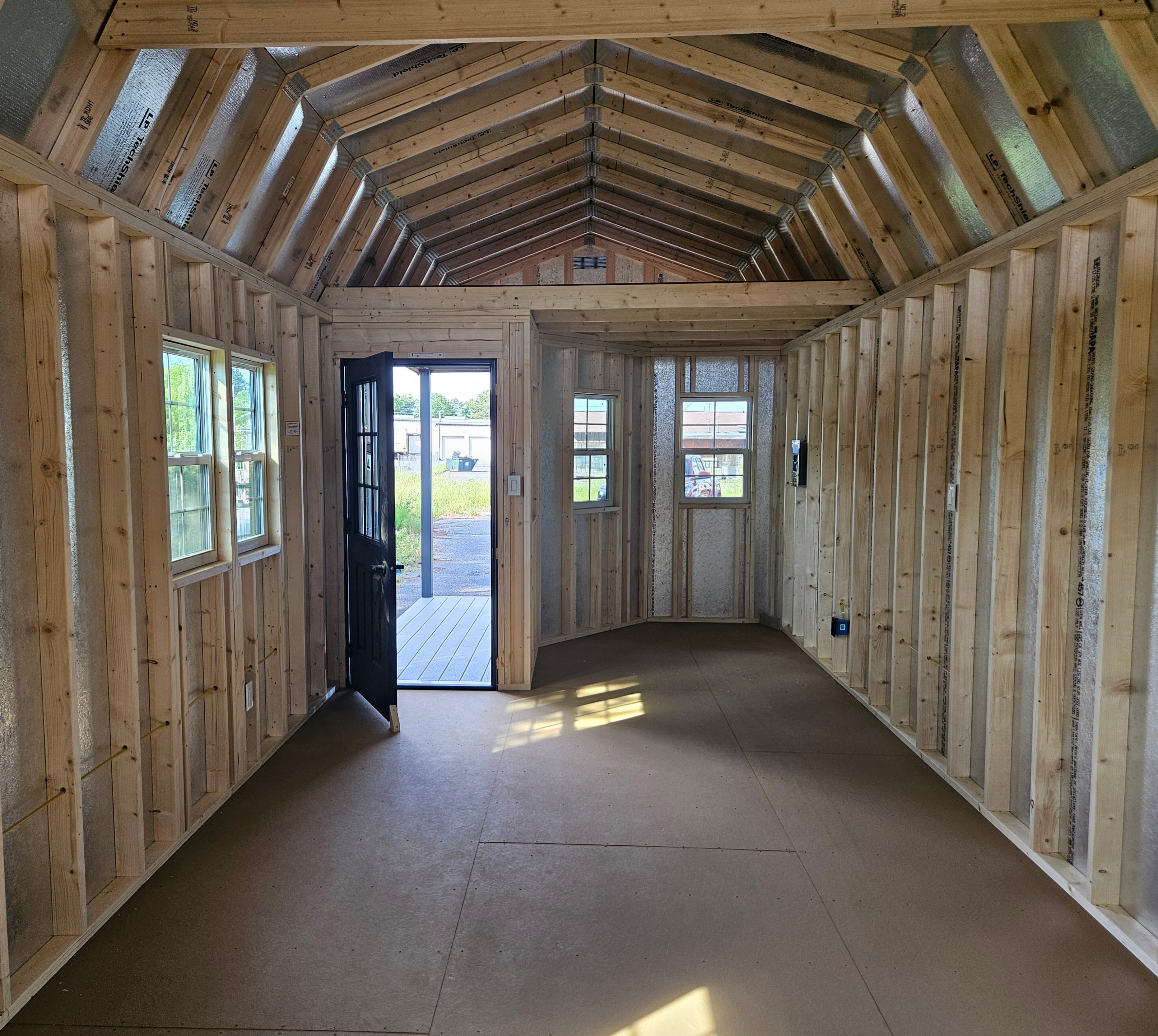 Thumbnail 3 for 12 x 40 Lofted Barn (High Wall)