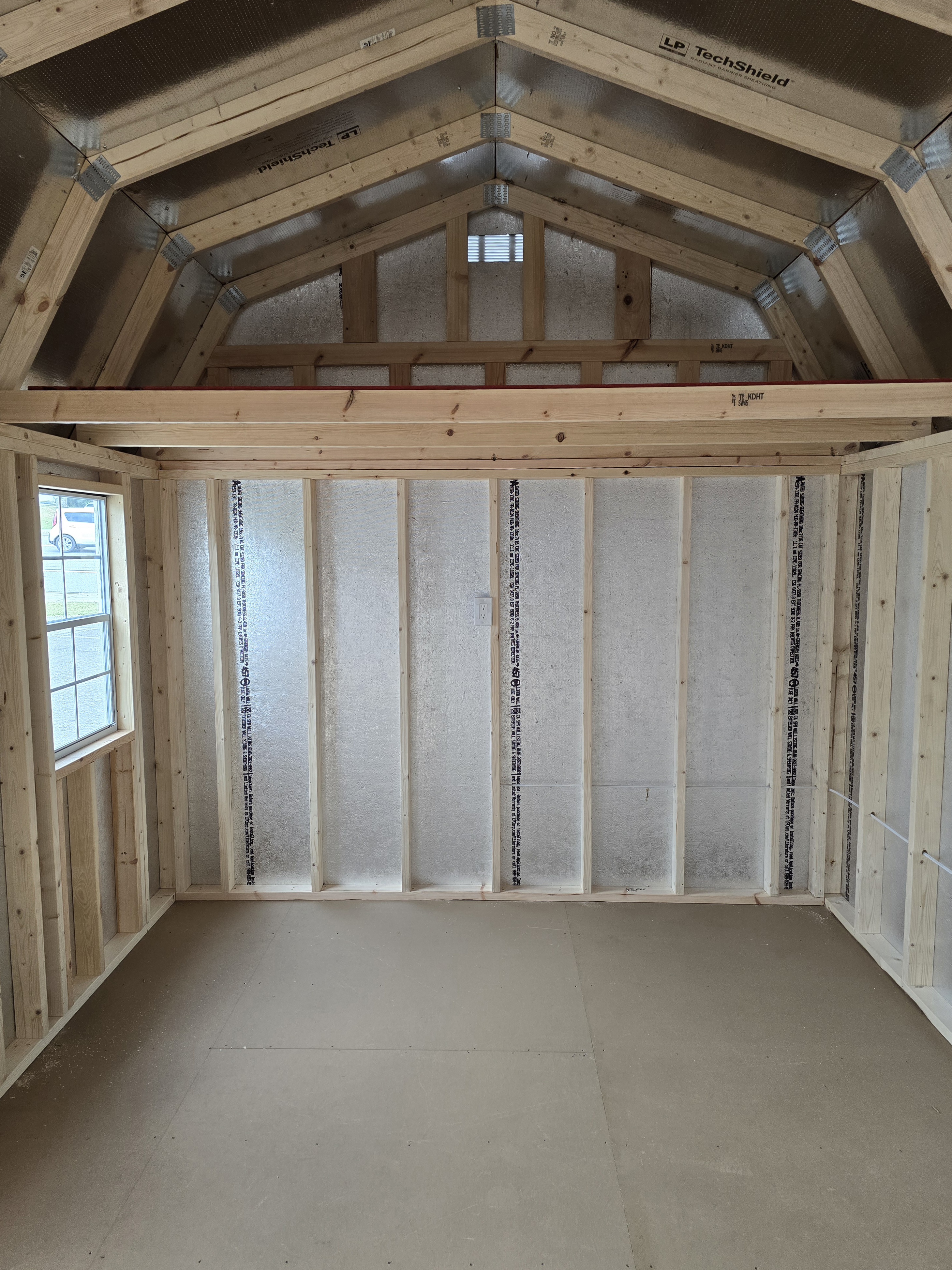 Thumbnail 2 for 10 x 16 Lofted Barn (Low Wall)