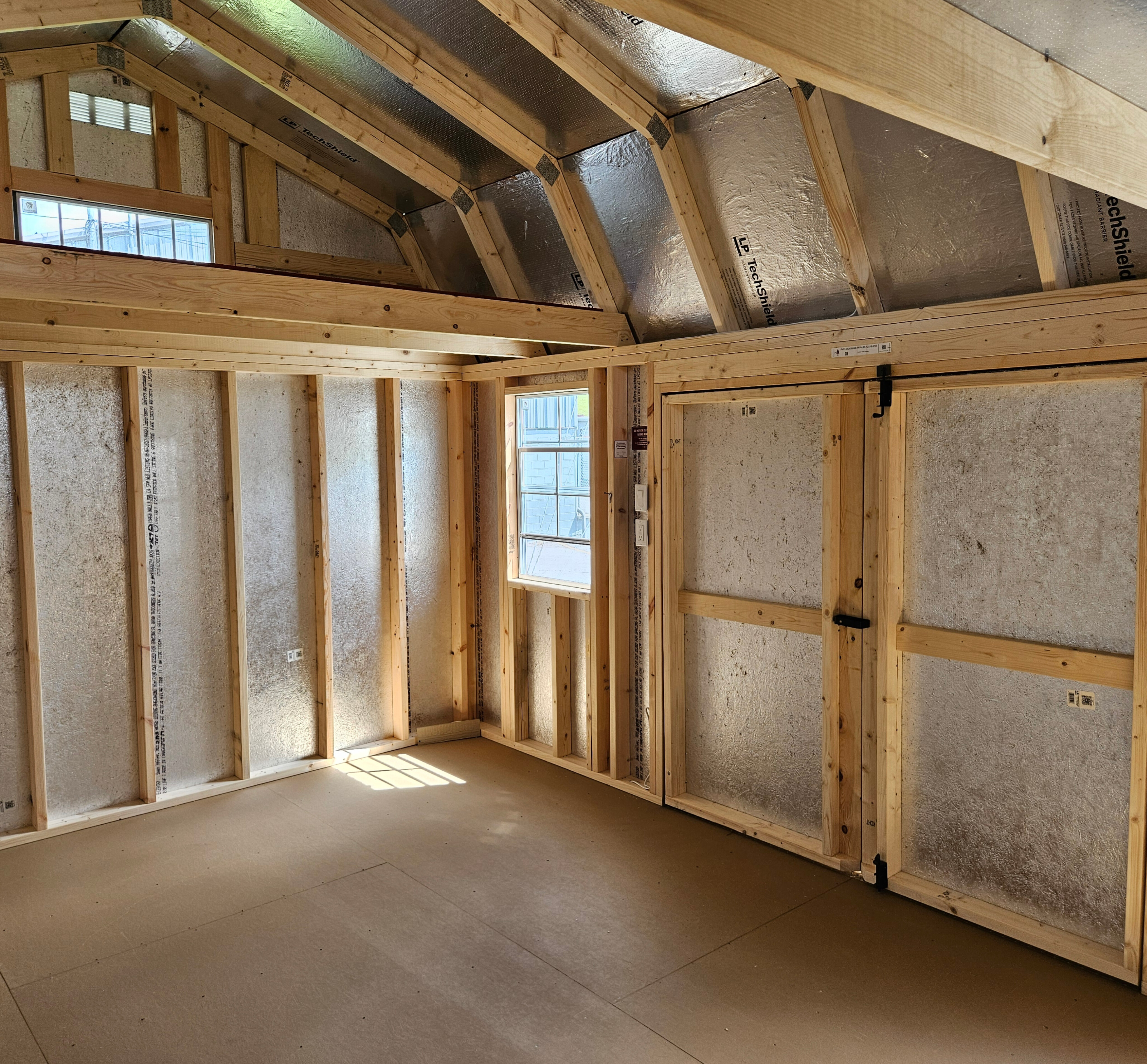 Thumbnail 3 for 12 x 16 Lofted Barn (Low Wall)