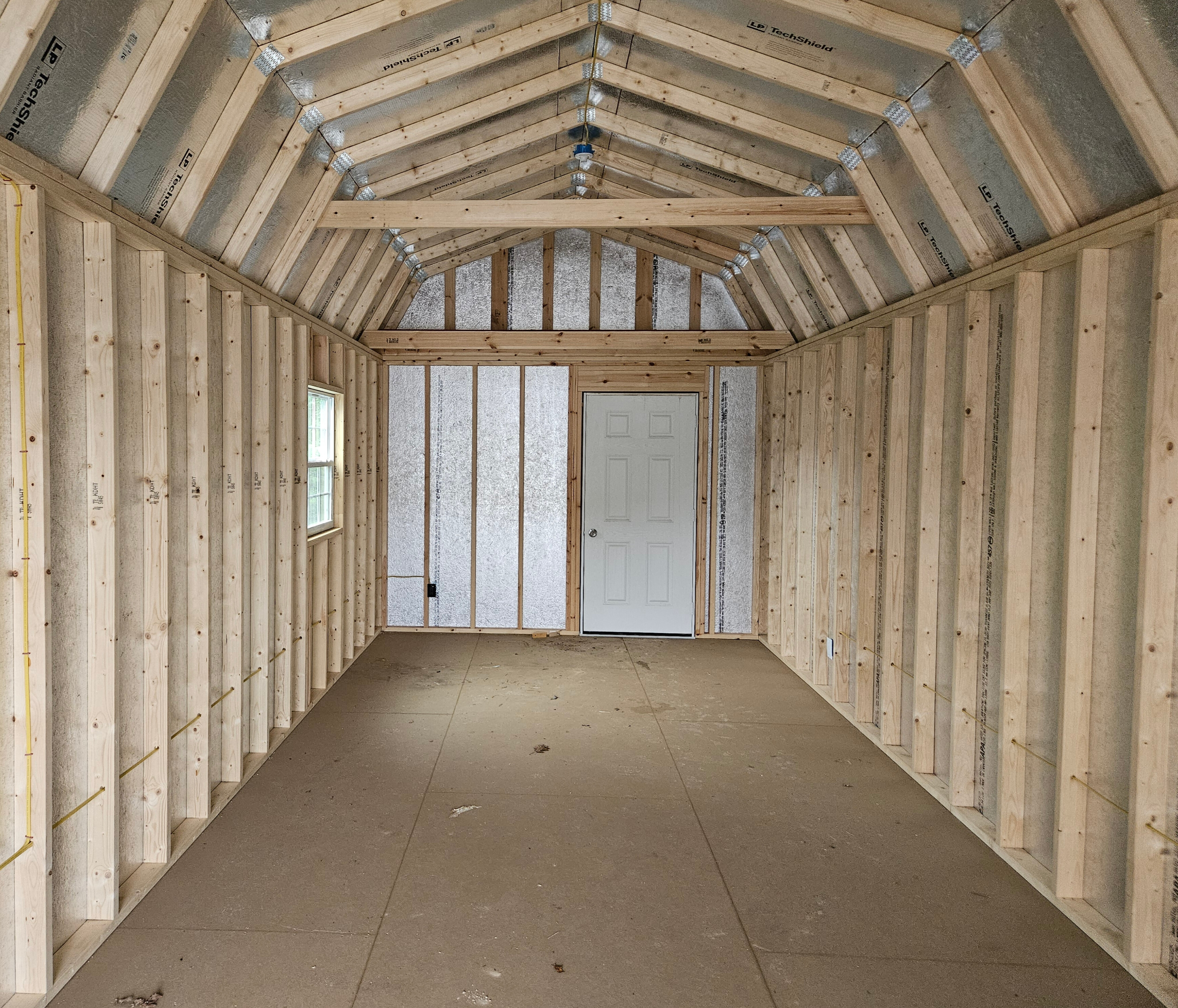 Thumbnail 3 for 12 x 32 Lofted Barn (High Wall)