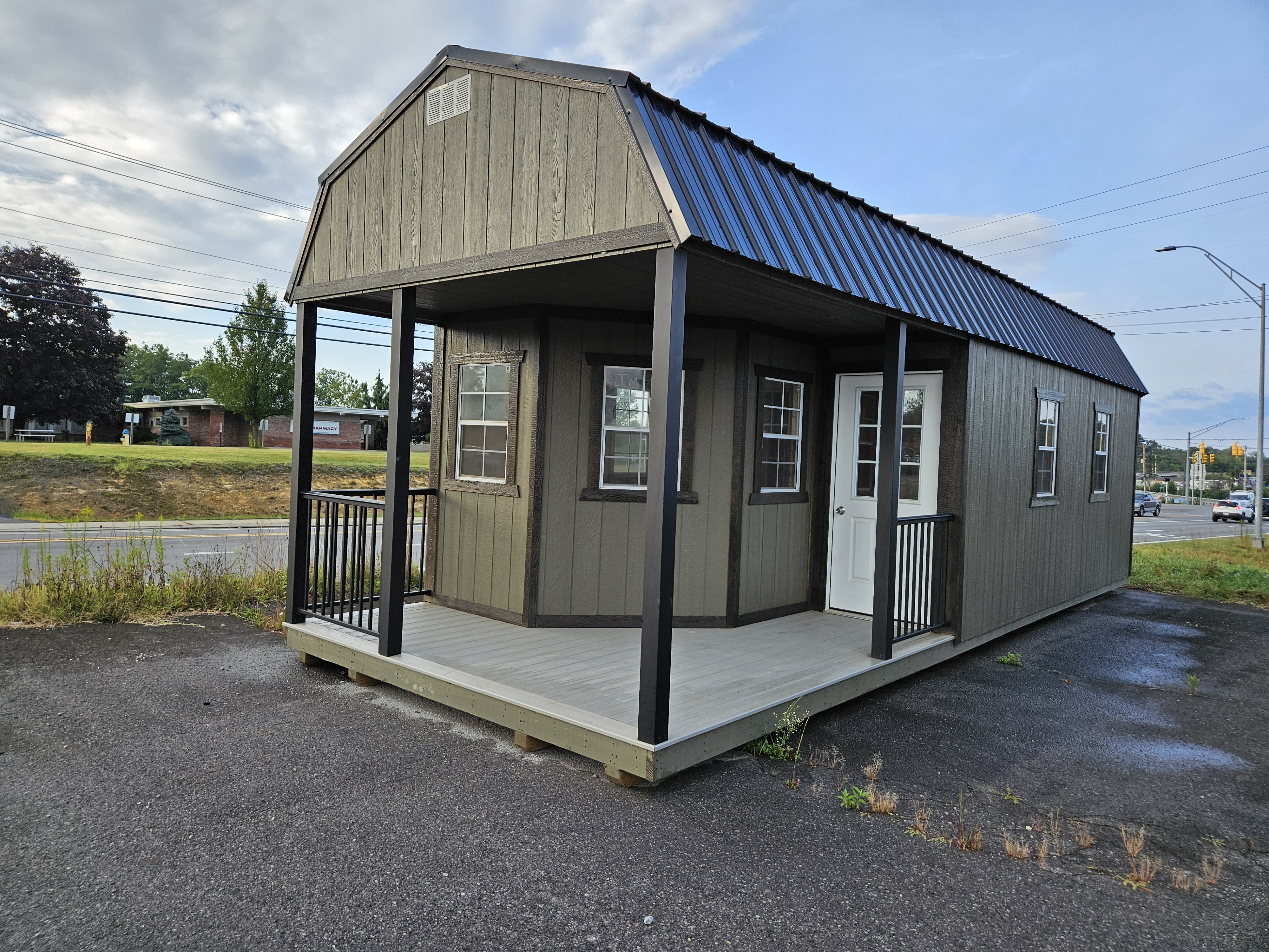 12 x 32 Lofted Barn (High Wall) Shed - Summersville, WV