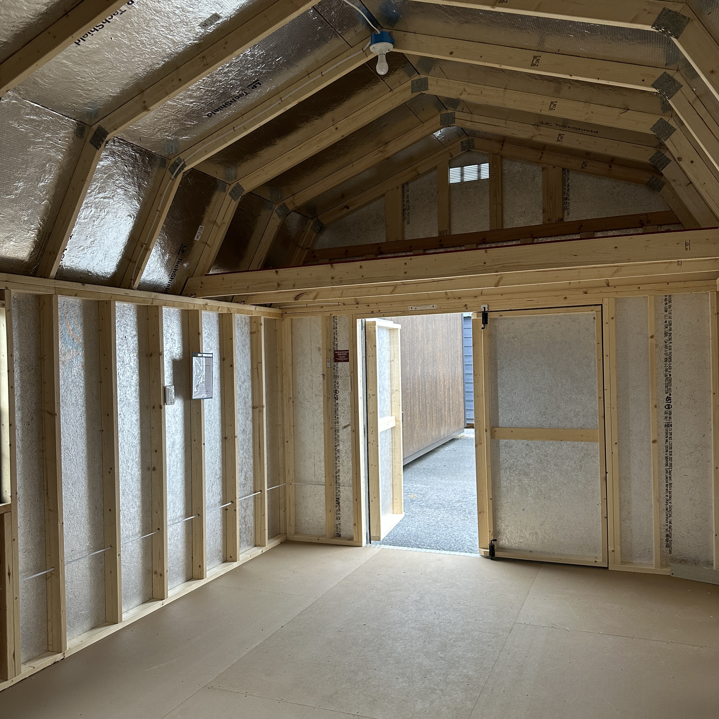 Thumbnail 3 for 12 x 20 Lofted Barn (Low Wall) Shed - Princeton, WV