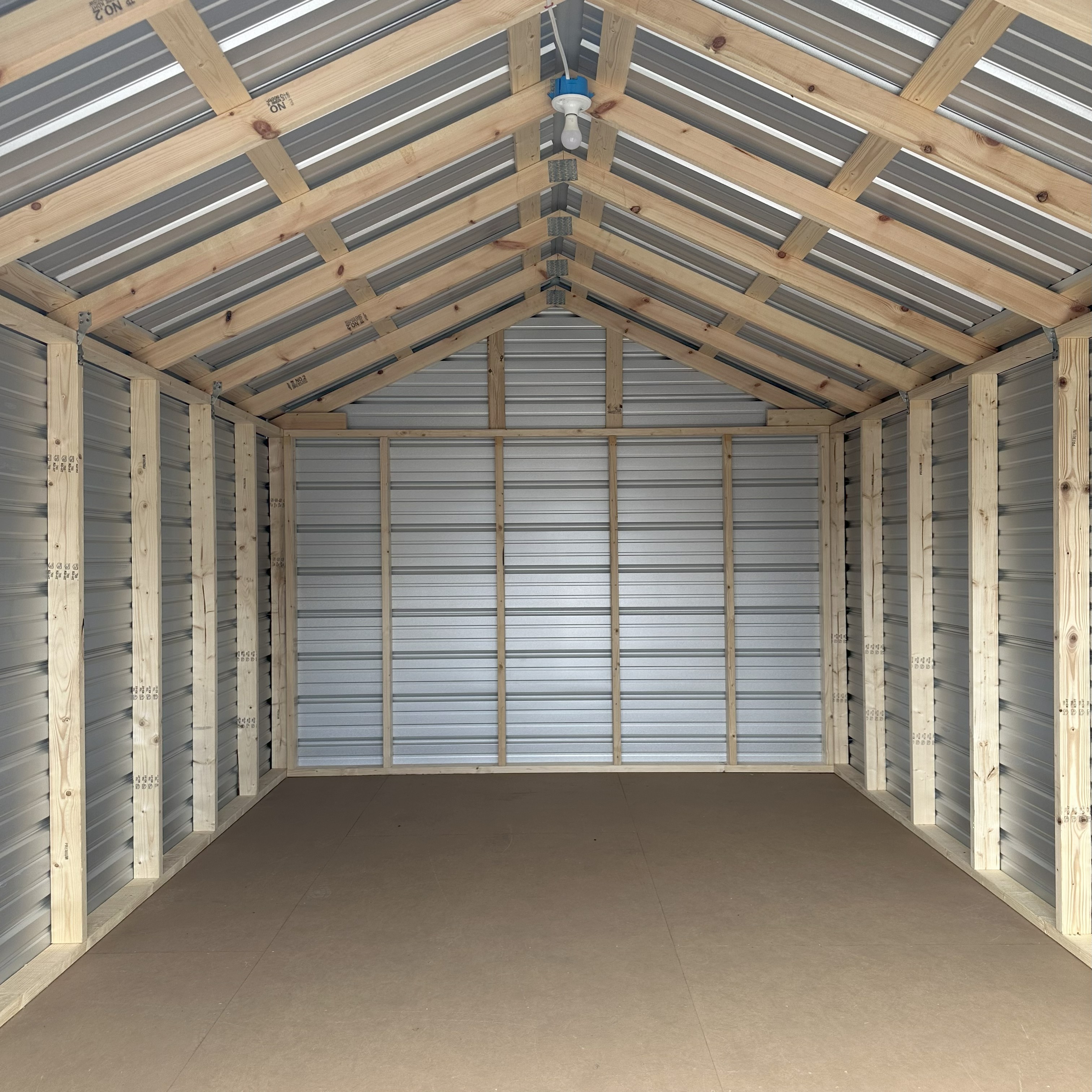 Thumbnail 4 for 10 x 16 Utility Building (Low Wall)