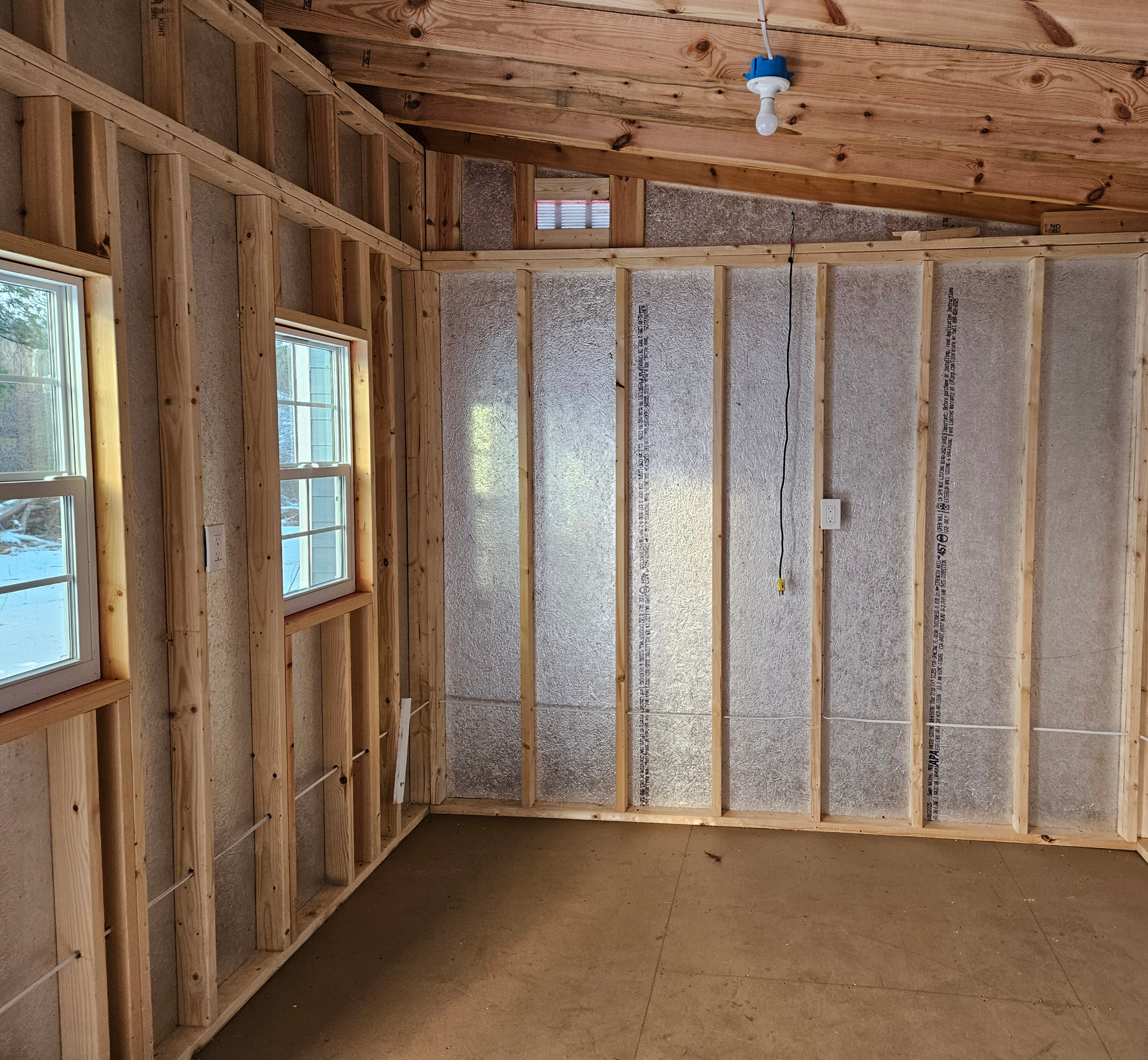 Thumbnail 2 for 10 x 16 Single Slope Modern Shed (High Wall)