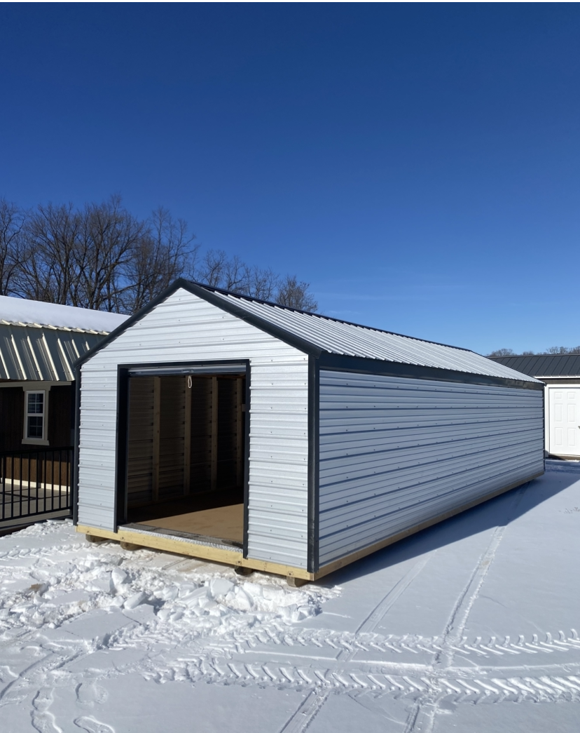 Image of 12 x 32 Utility Building (Low Wall)