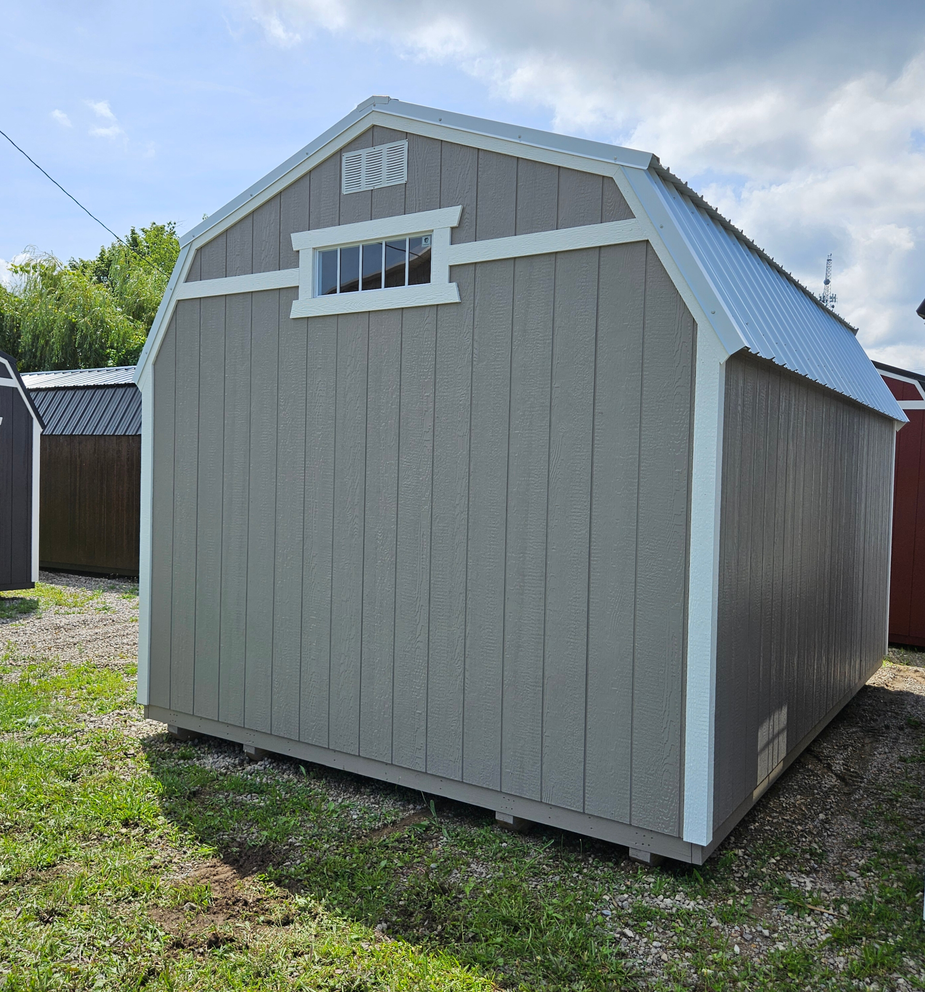 Thumbnail 2 for 12 x 16 Lofted Barn (Low Wall)