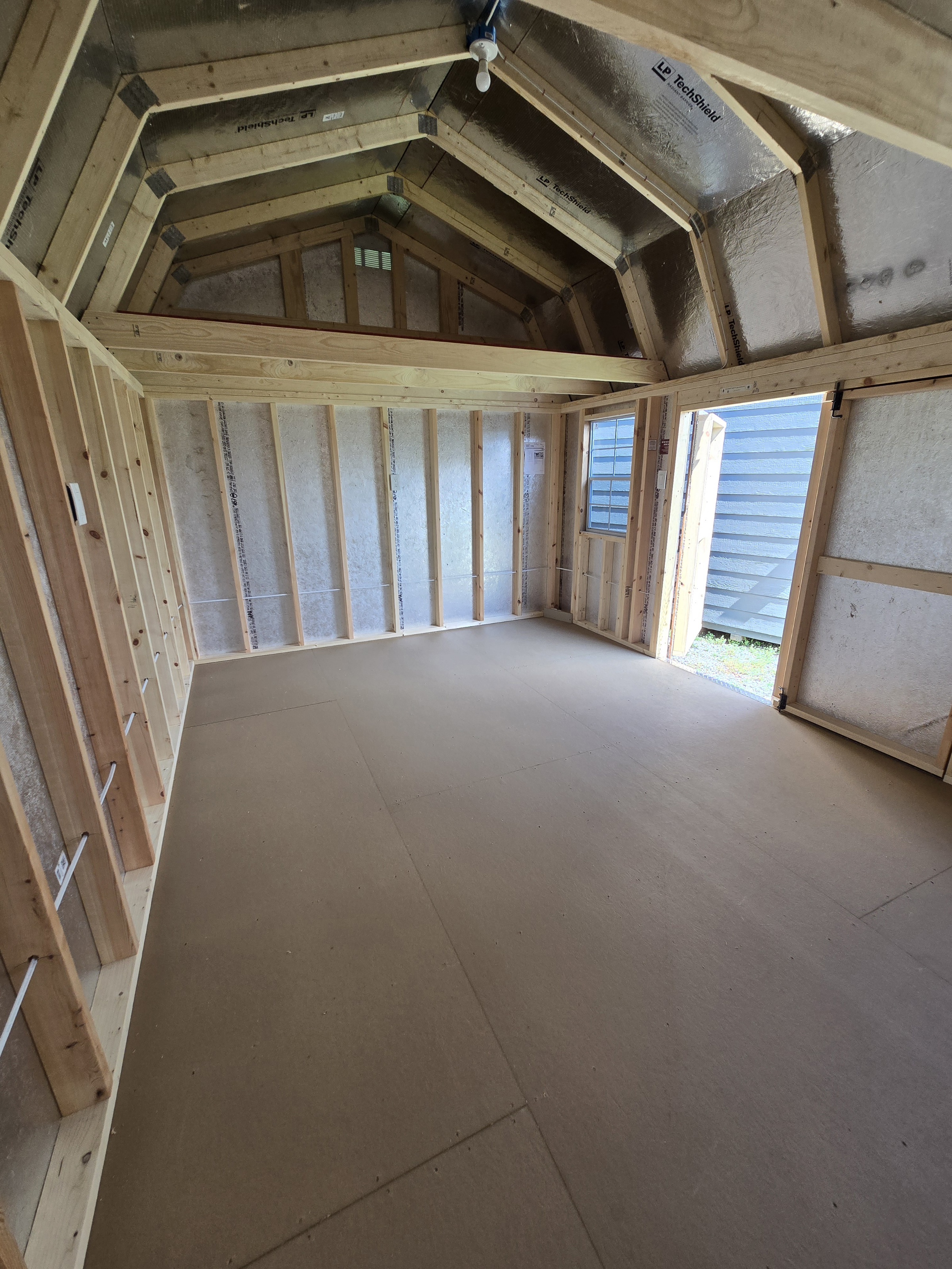 Thumbnail 2 for 12 x 16 Lofted Barn (Low Wall)