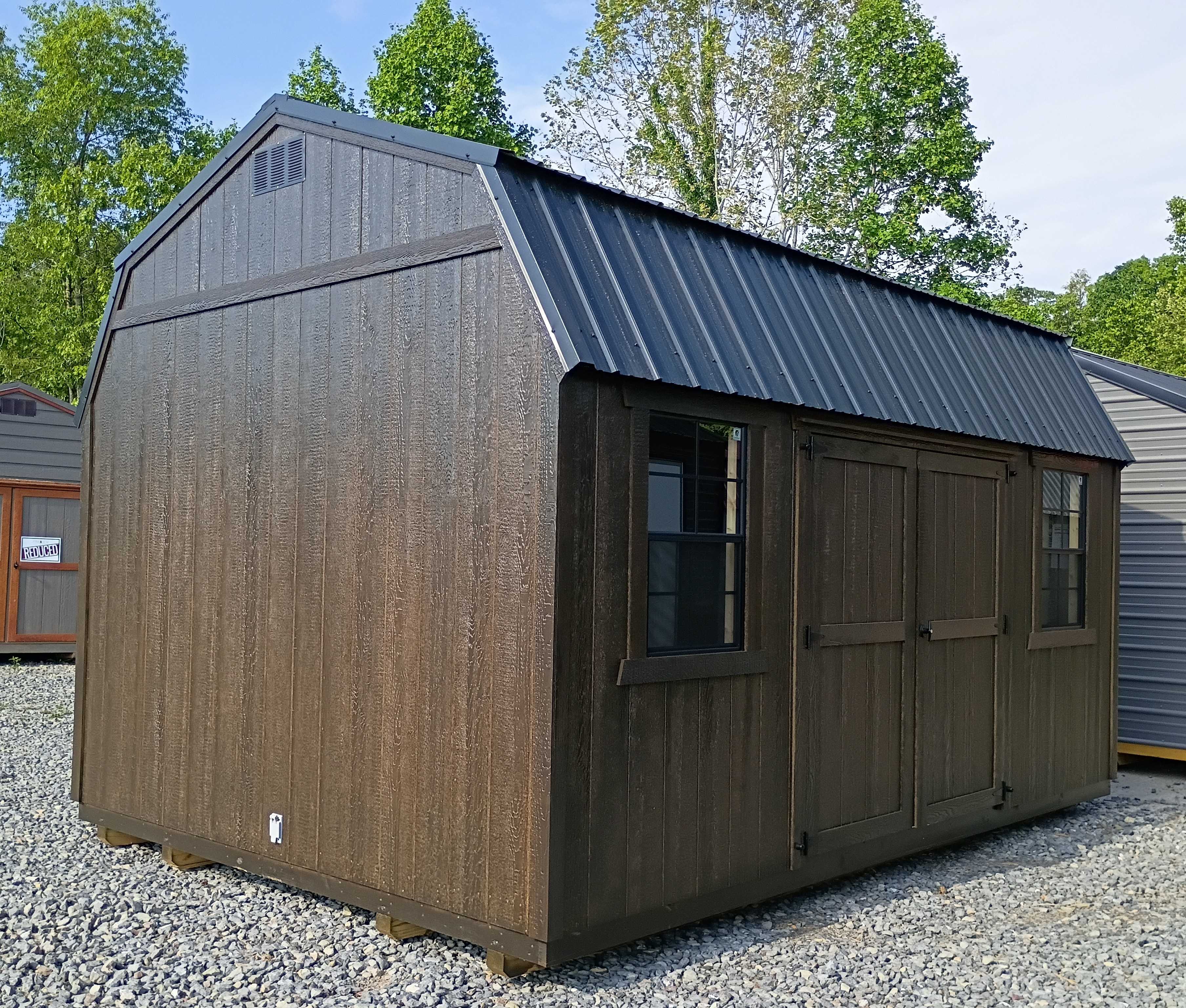 Image of 12 x 16 Lofted Barn (Low Wall)