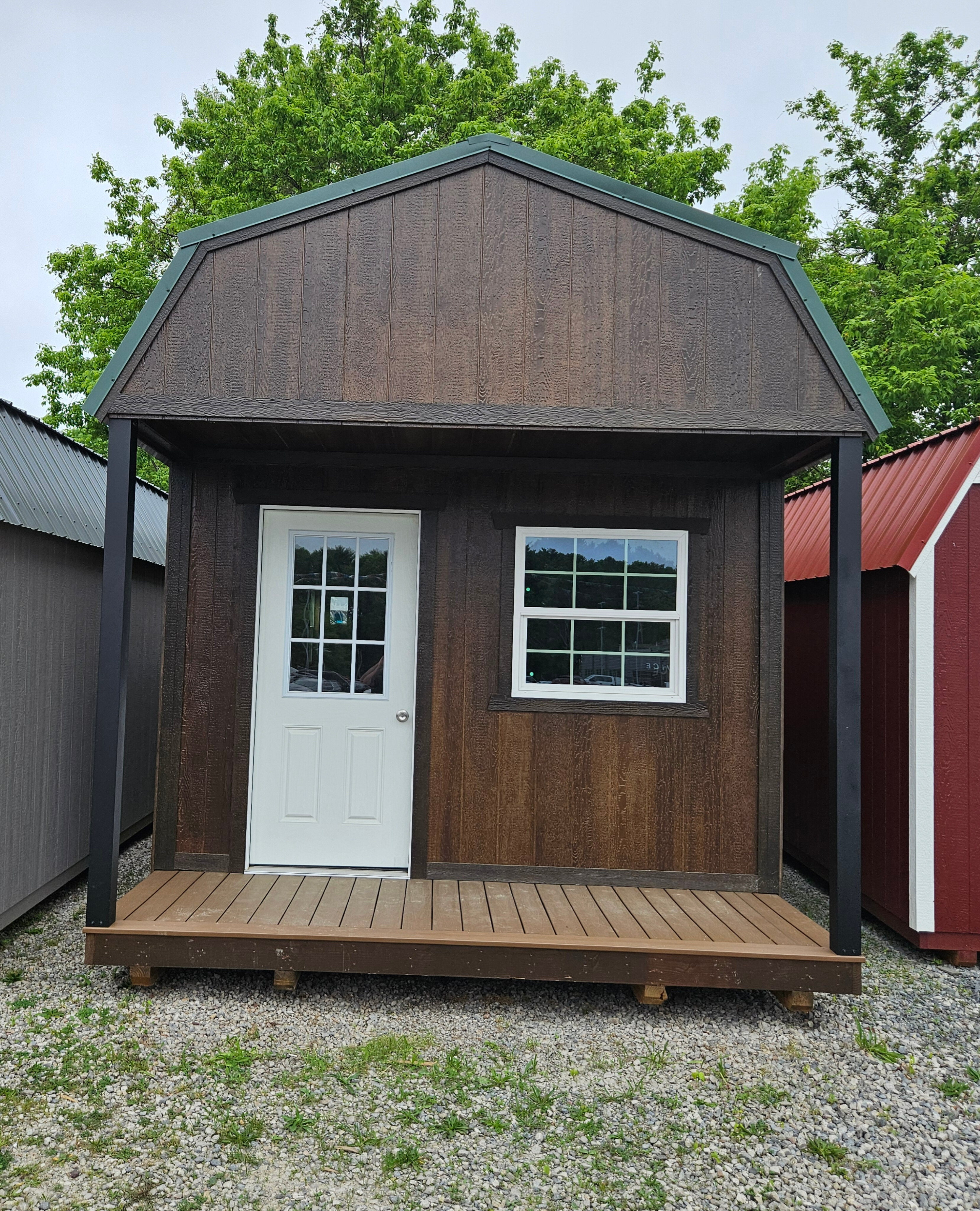 12 x 32 Lofted Barn (High Wall)