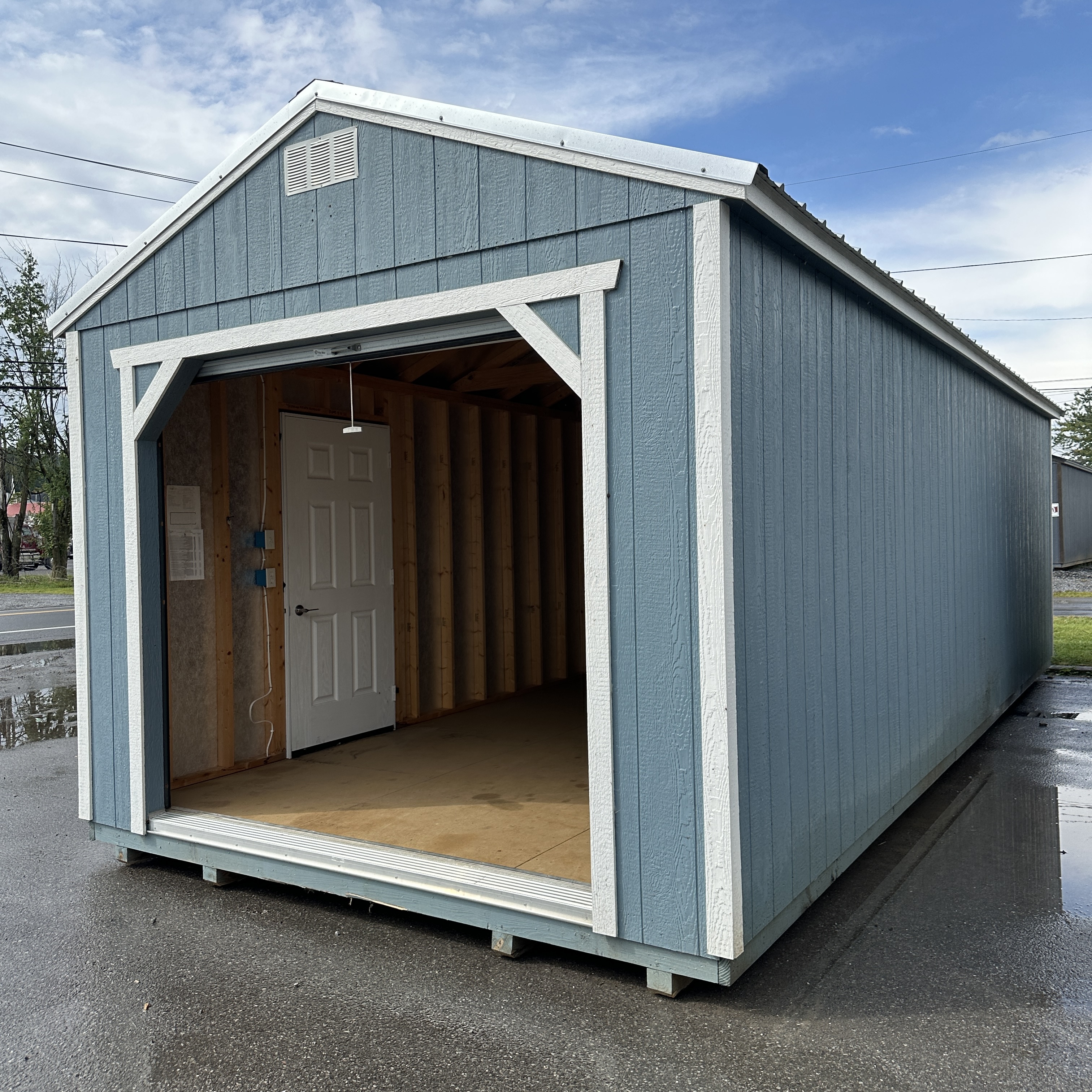 12 x 28 A Frame Garage (High Wall)