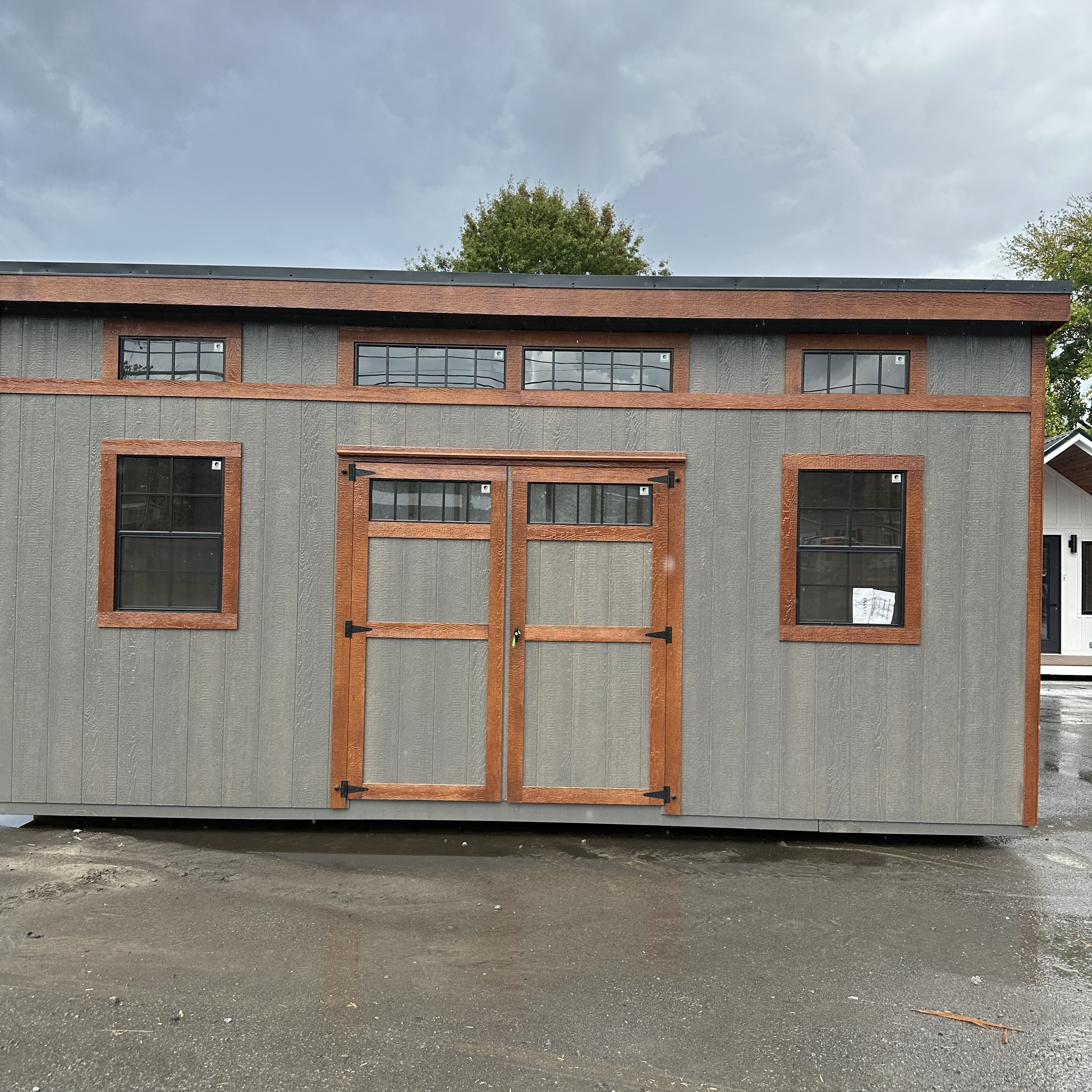 Main media for 10 x 20 Single Slope Modern Shed (High Wall)