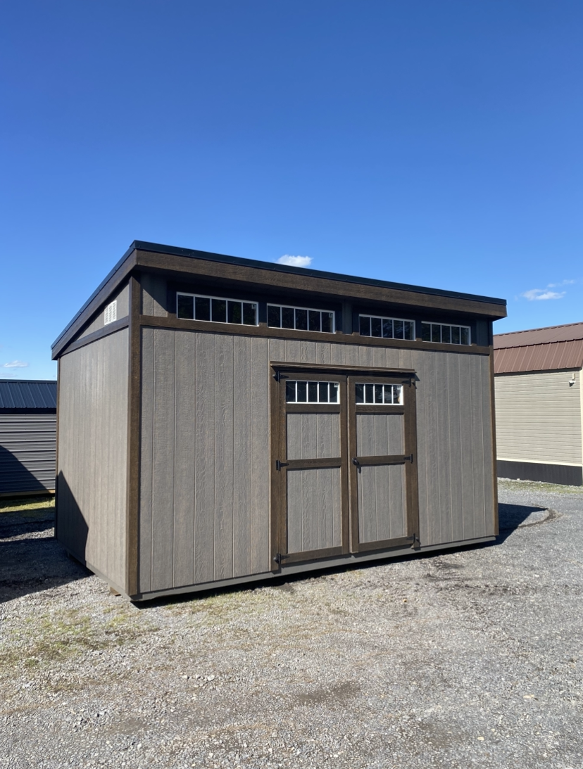 Image of 10 x 16 Single Slope Modern Shed (High Wall)