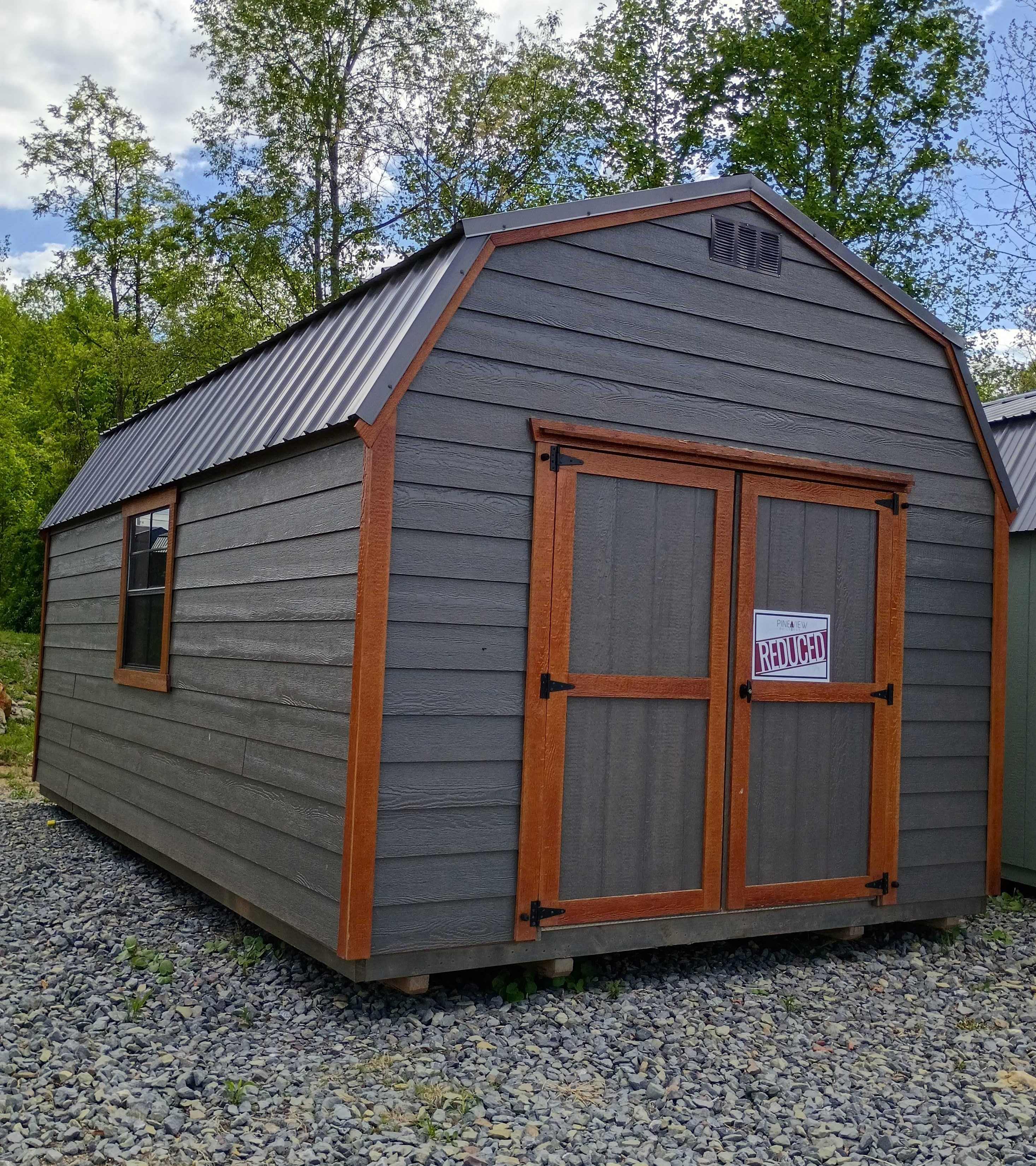 12 x 20 Lofted Barn (Low Wall)