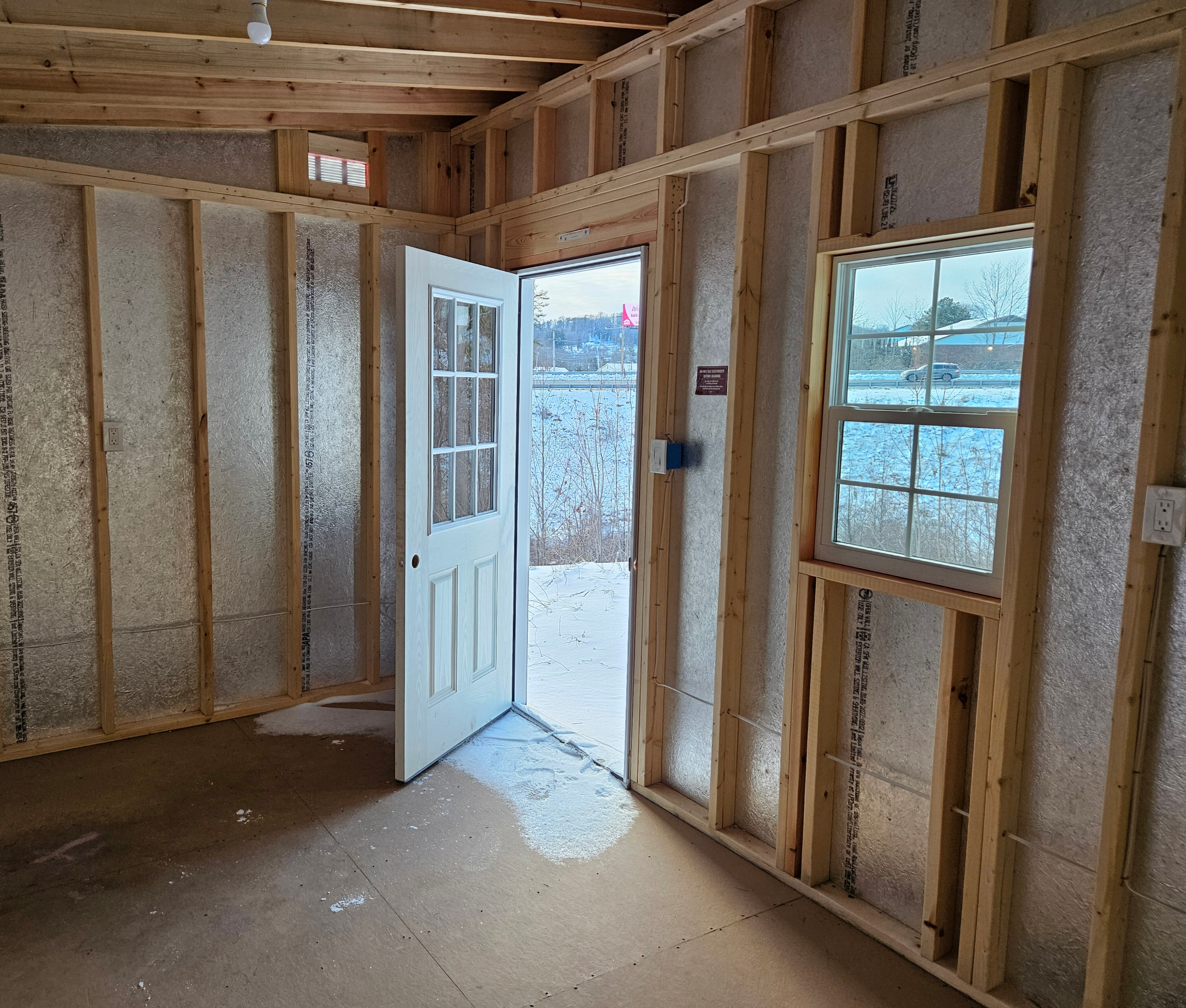 Thumbnail 3 for 10 x 16 Single Slope Modern Shed (High Wall)