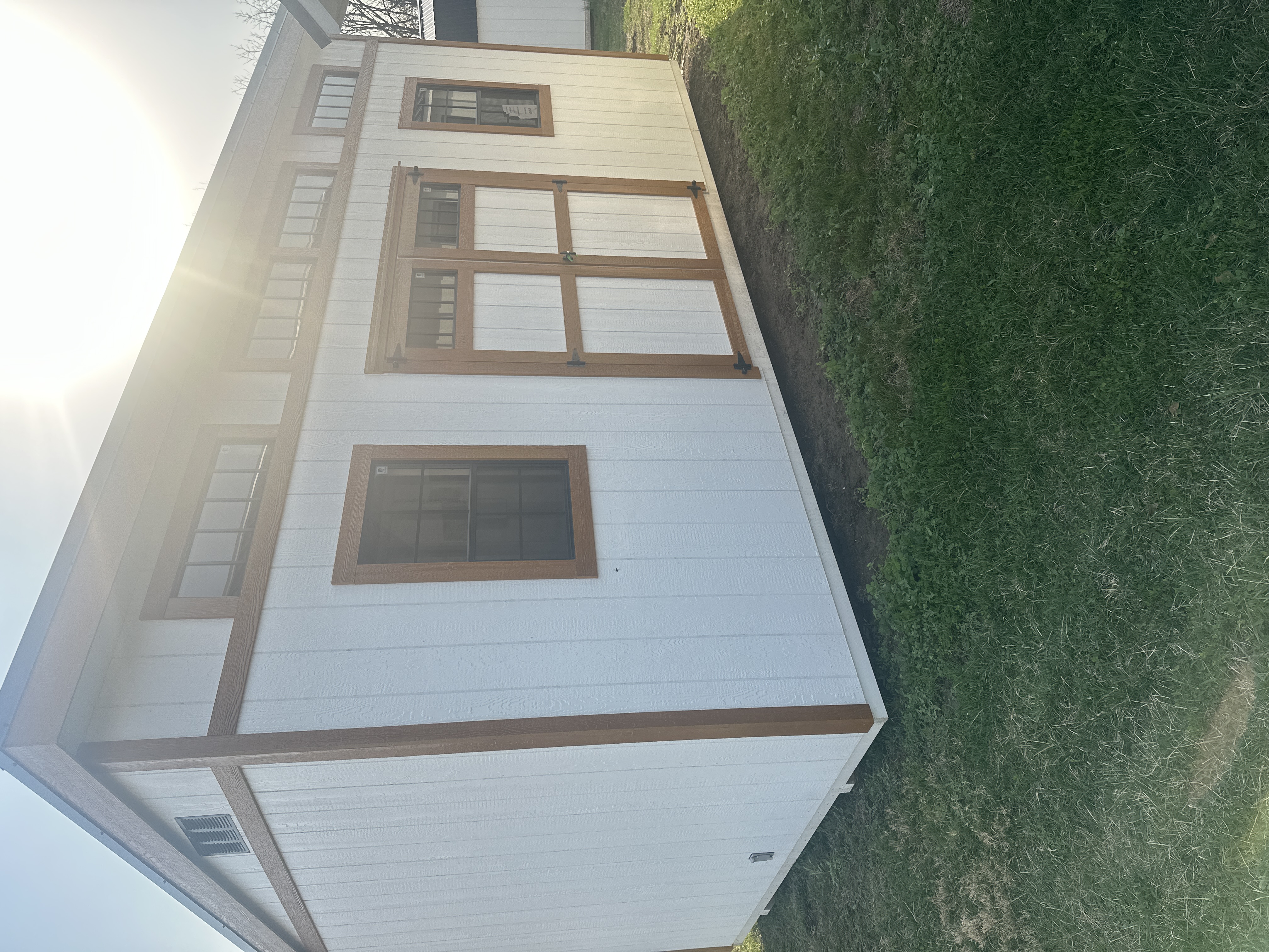 Image of 10 x 20 Single Slope Modern Shed (High Wall)
