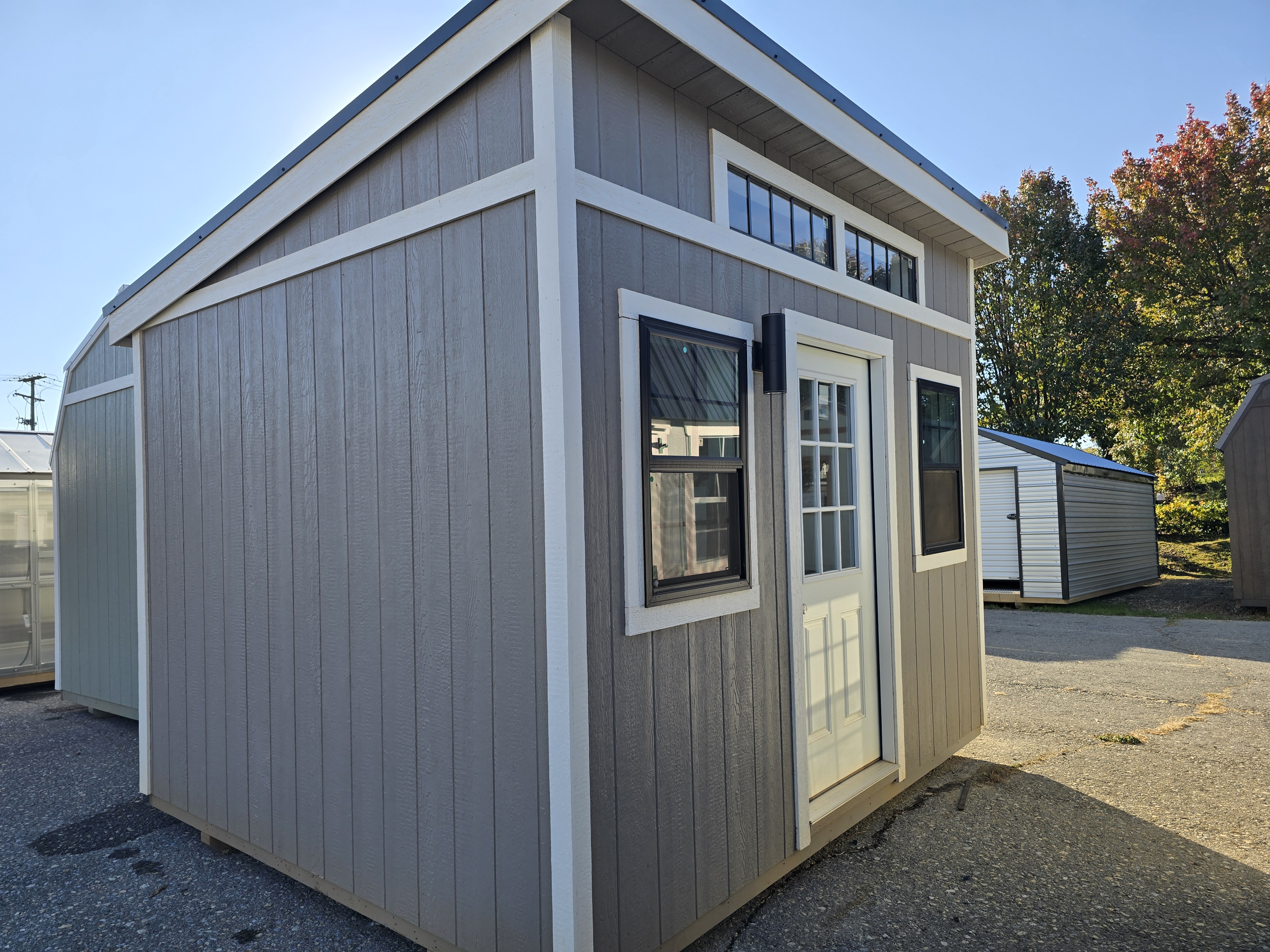 Image of 10 x 12 Single Slope Modern Shed (High Wall)
