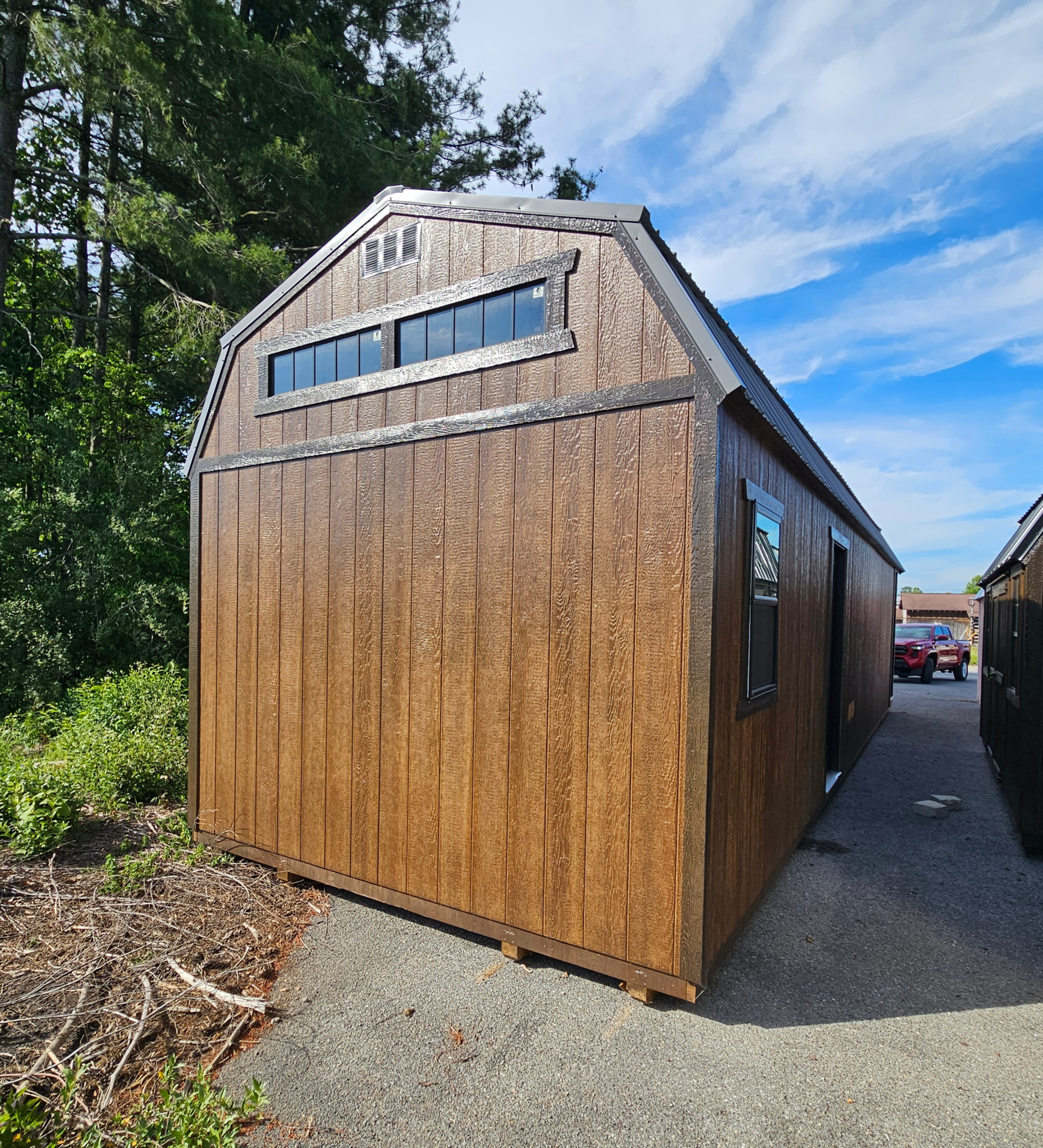 Thumbnail 2 for 12 x 40 Lofted Barn (High Wall)
