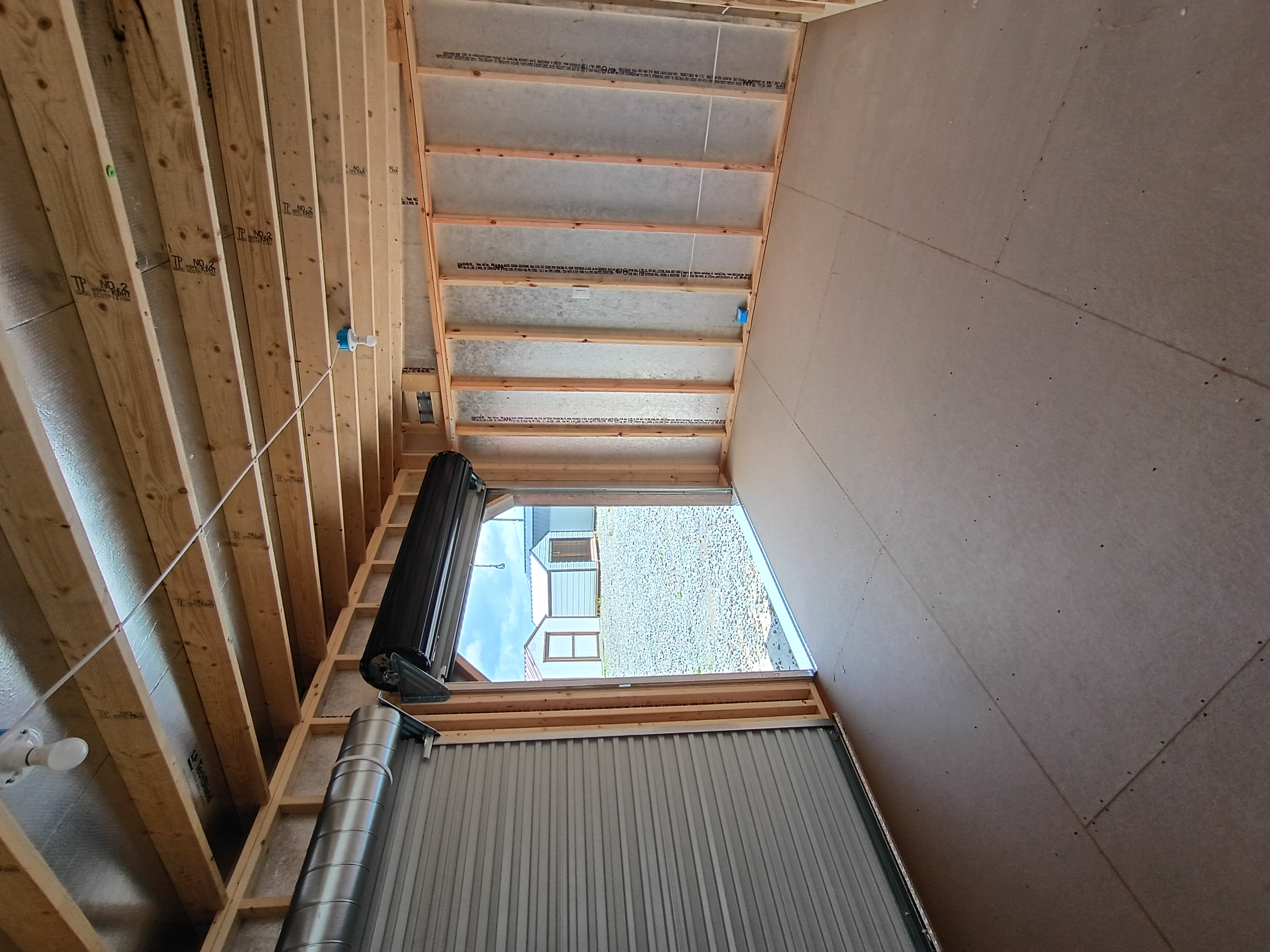 Thumbnail 4 for 12 x 16 Single Slope Modern Shed Garage (High Wall)