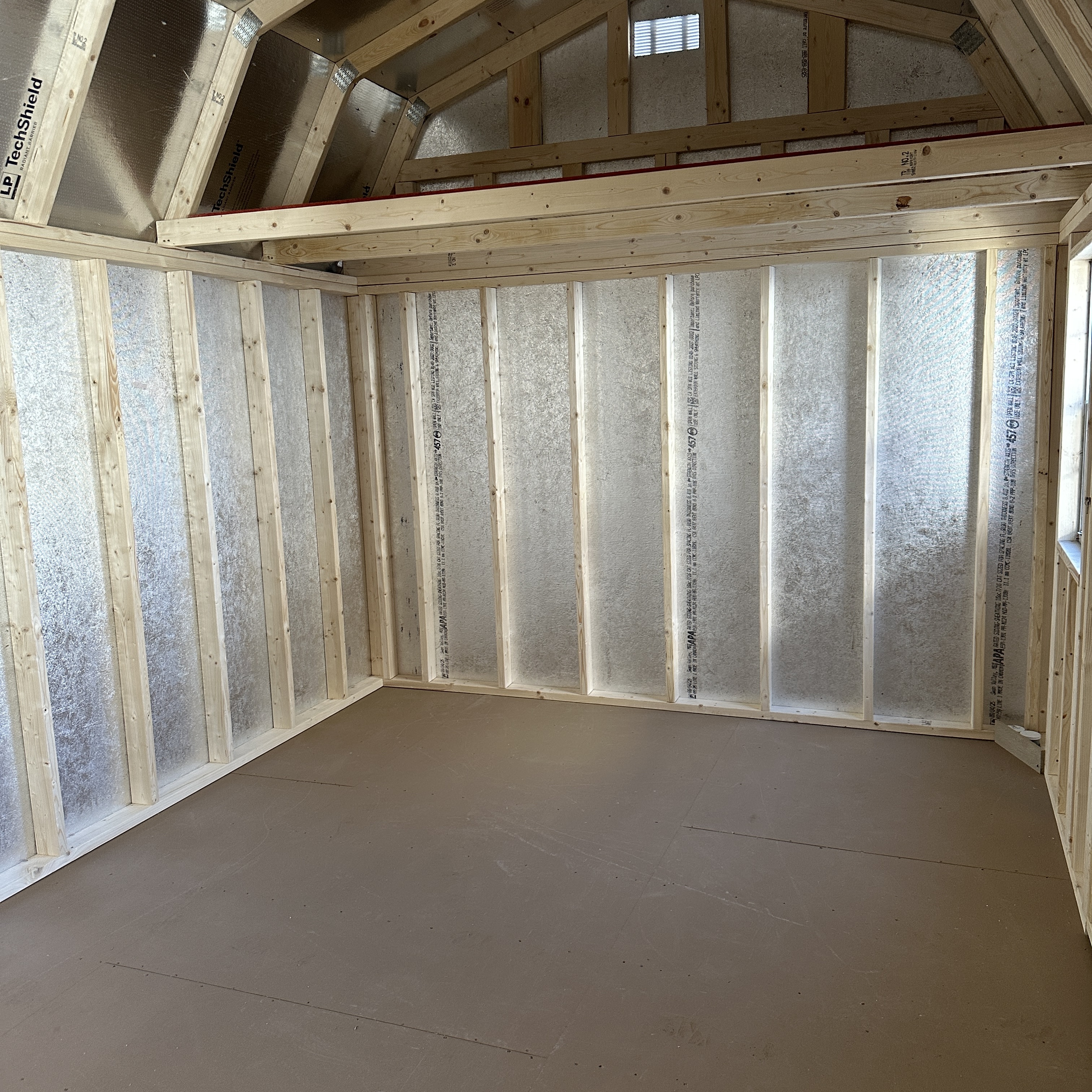 Thumbnail 5 for 10 x 16 Lofted Barn (Low Wall)