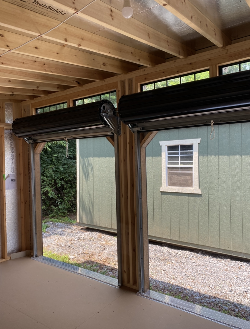 Thumbnail 3 for 12 x 16 Single Slope Modern Shed Garage (High Wall)