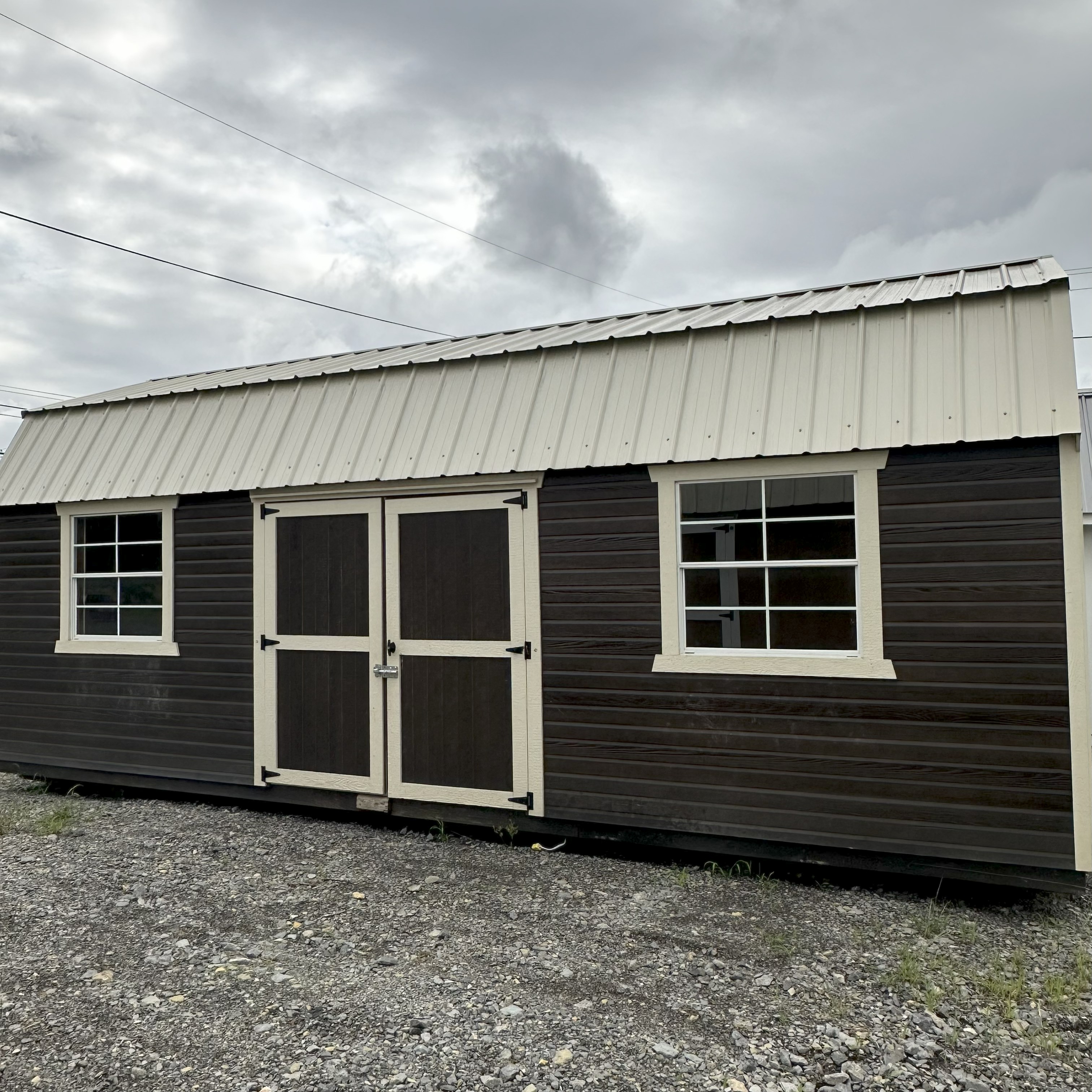 Image of 12 x 24 Lofted Barn (Low Wall) Shed - Princeton, WV