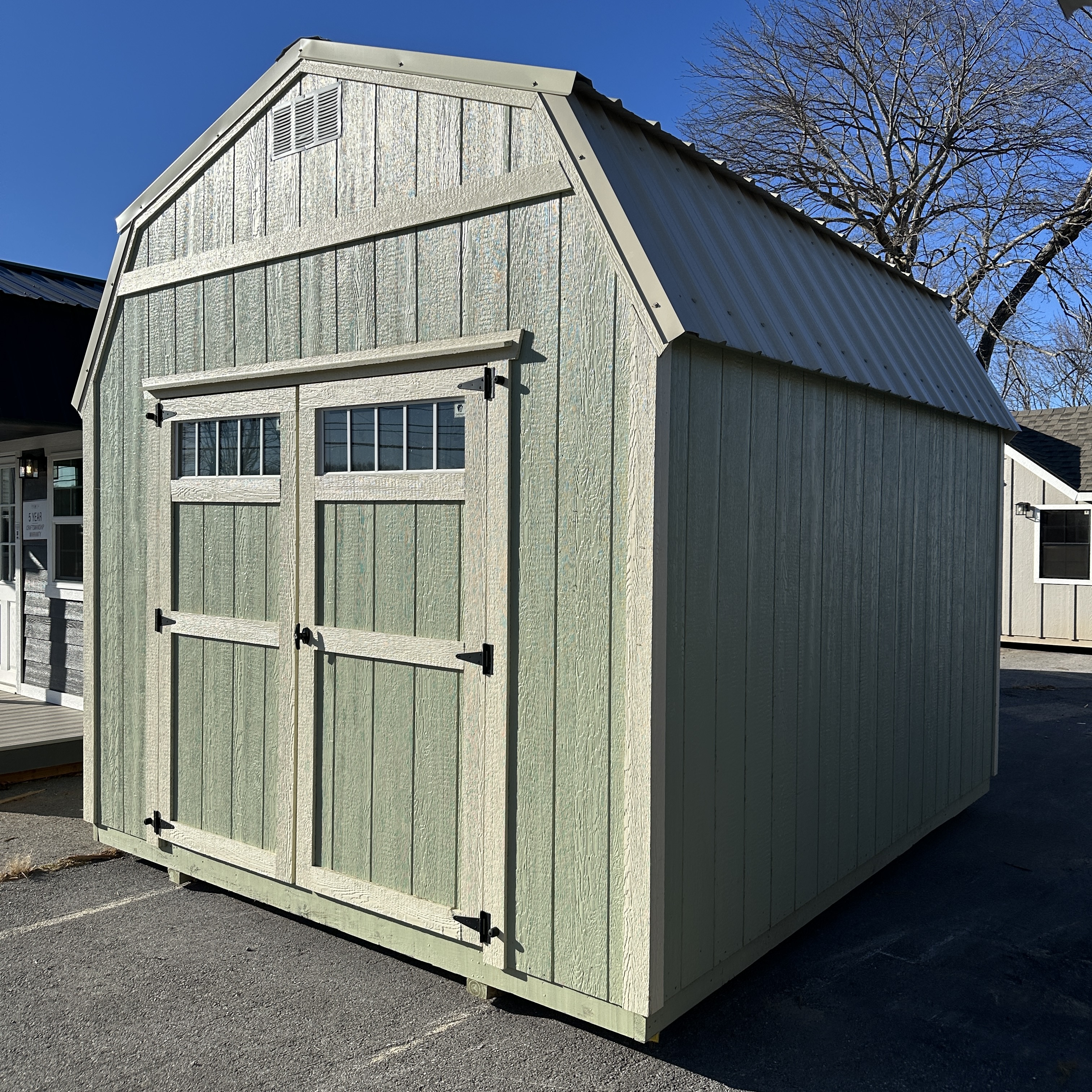 Thumbnail 2 for 10 x 12 Lofted Barn (Low Wall)