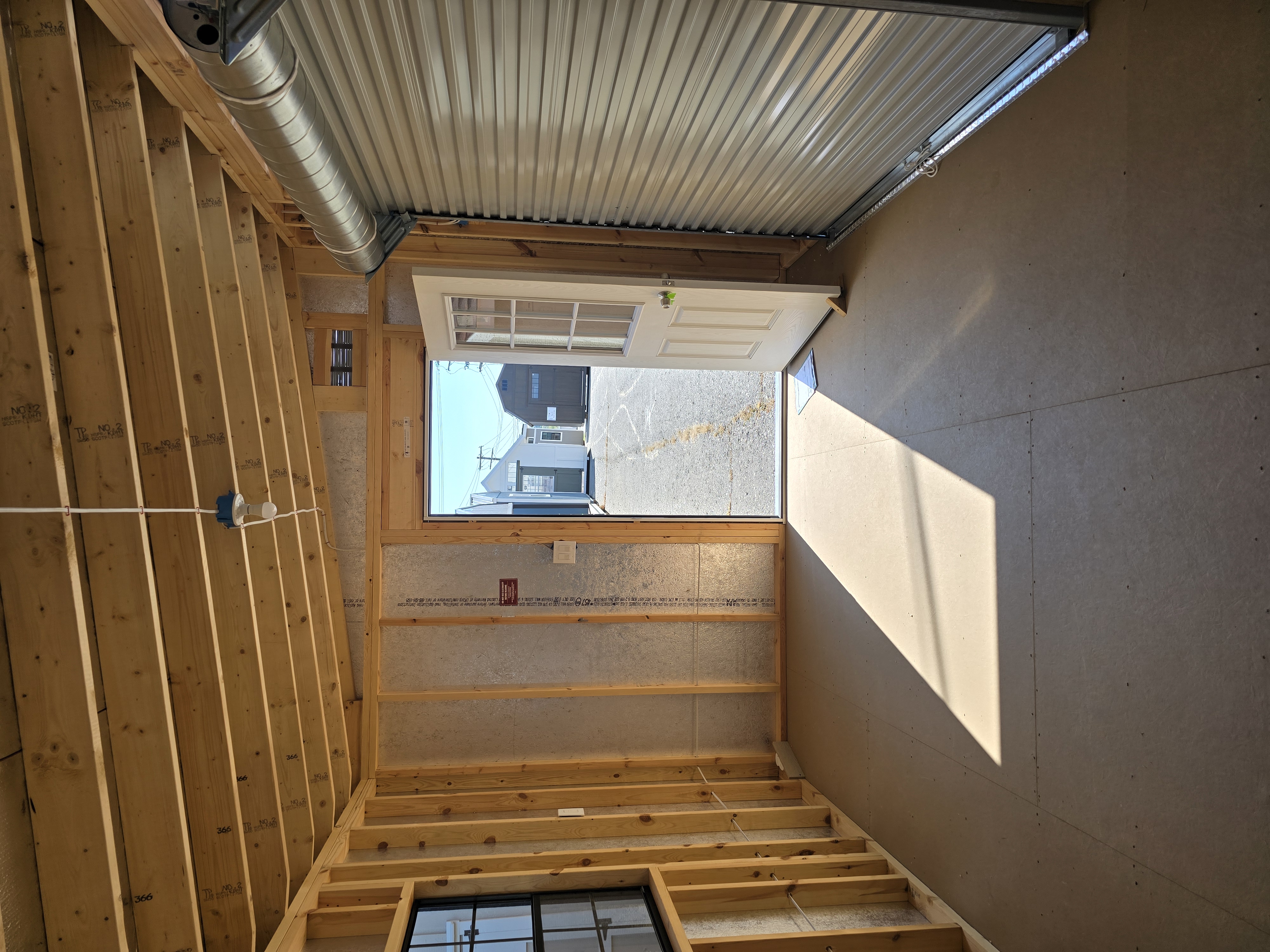 Thumbnail 3 for 10 x 20 Single Slope Modern Shed Garage (High Wall)