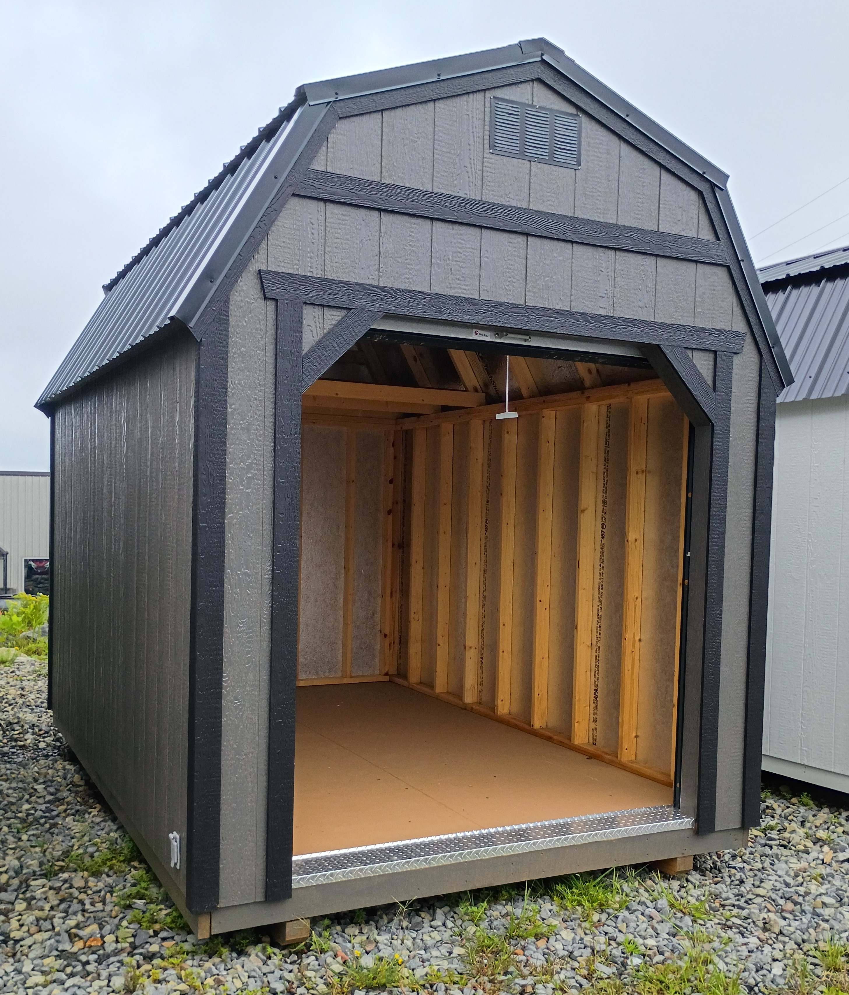 Image of 8 x 12 Lofted Barn (Low Wall)