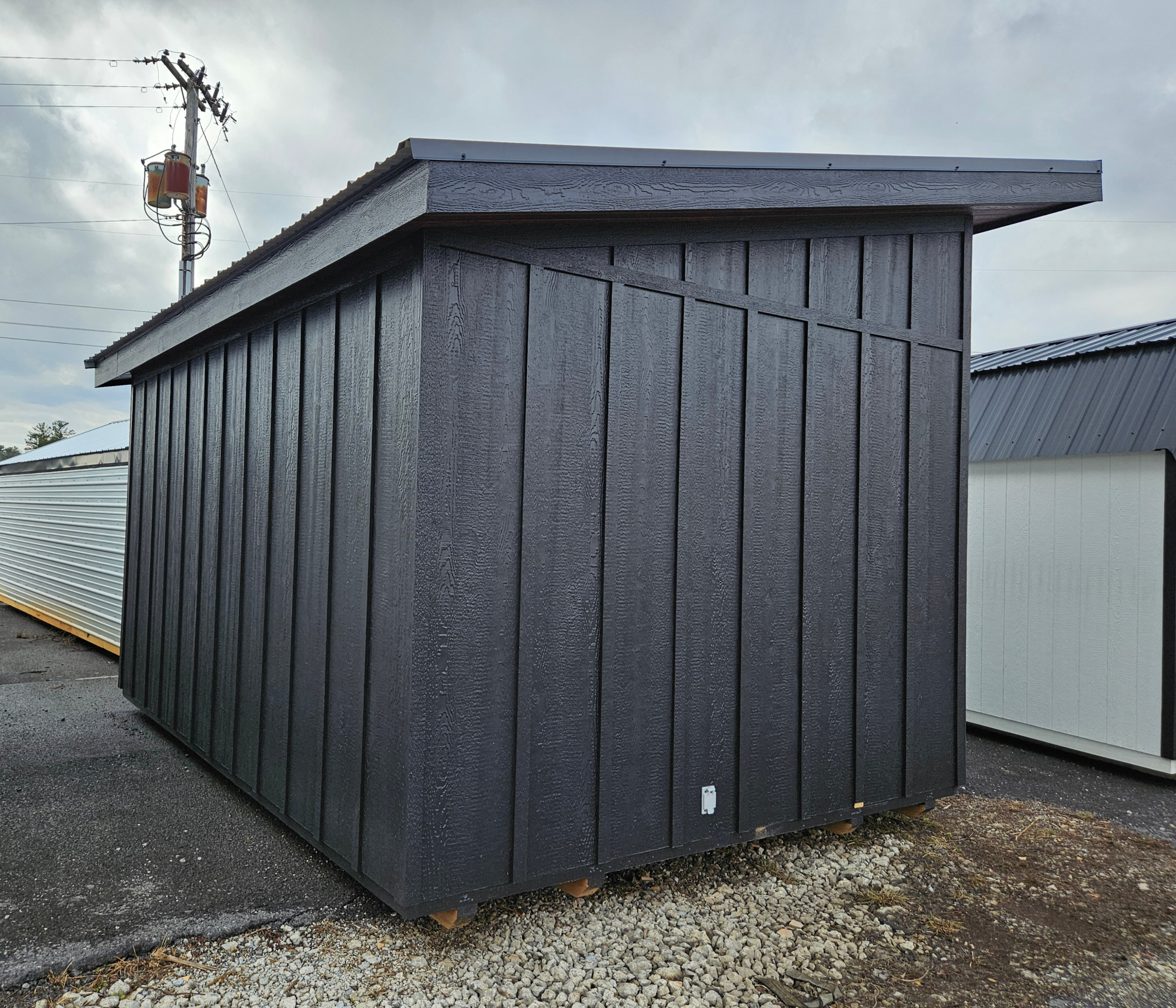 Thumbnail 2 for 12 x 16 Modern Studio Shed (High Wall)