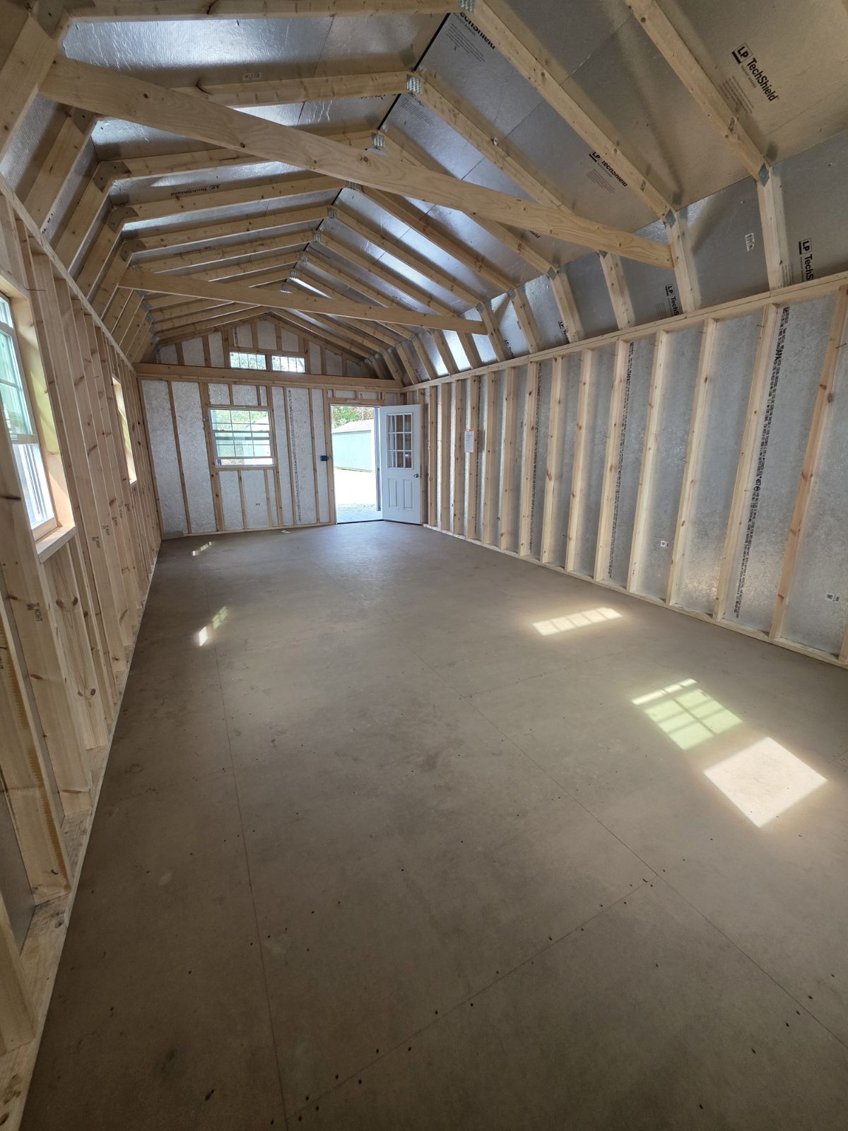 Thumbnail 3 for 14 x 32 Lofted Barn End Porch (High Wall)