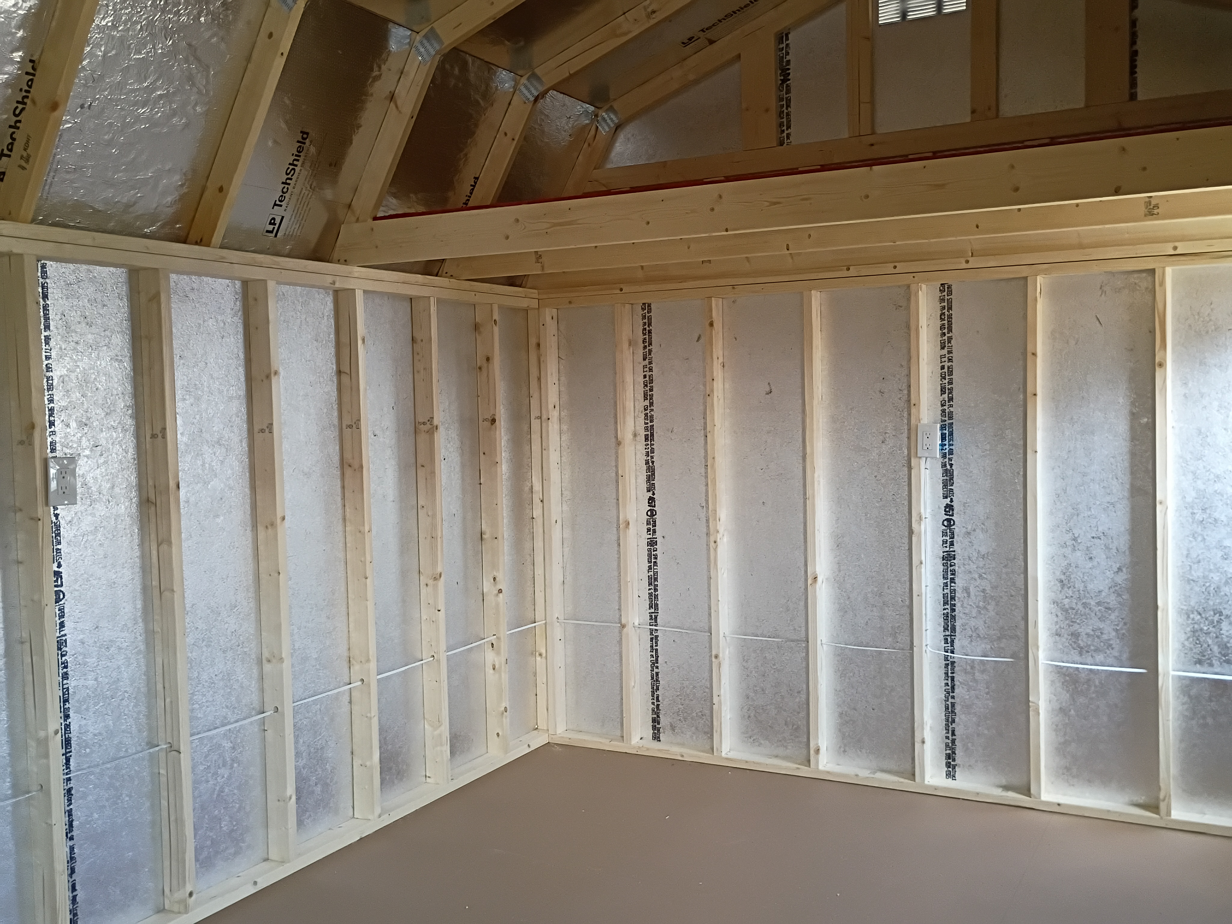 Thumbnail 4 for 12 x 16 Lofted Barn (Low Wall)