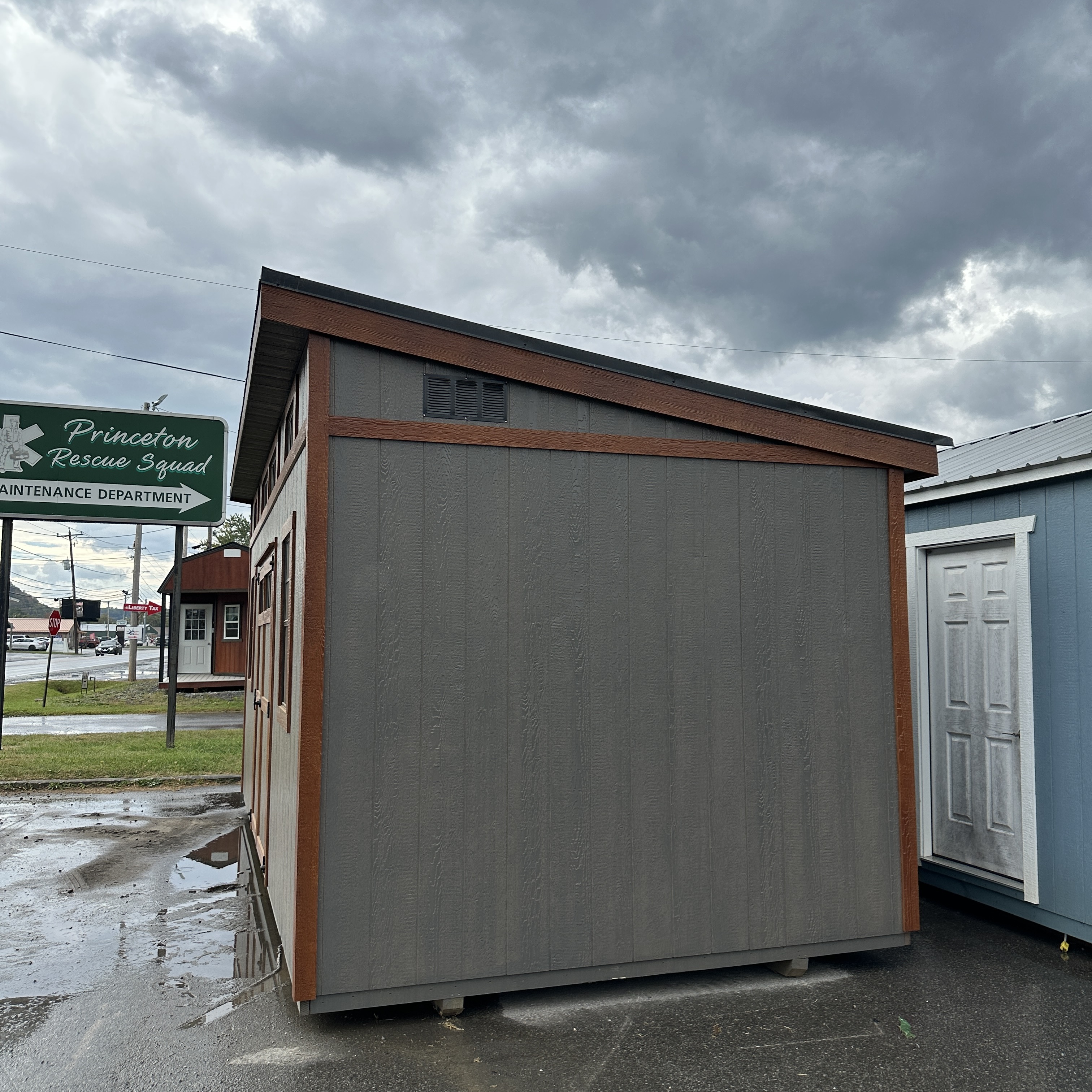 Thumbnail 2 for 10 x 20 Single Slope Modern Shed (High Wall)