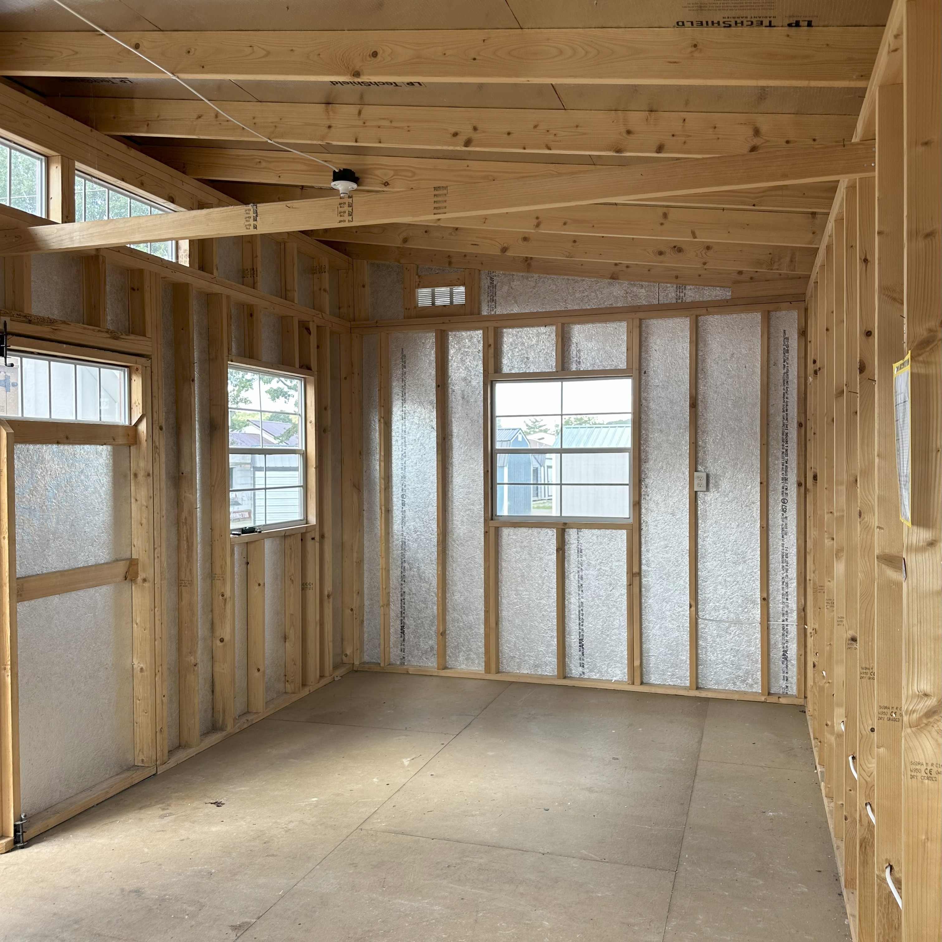 Thumbnail 4 for 10 x 20 Single Slope Modern Shed (High Wall)