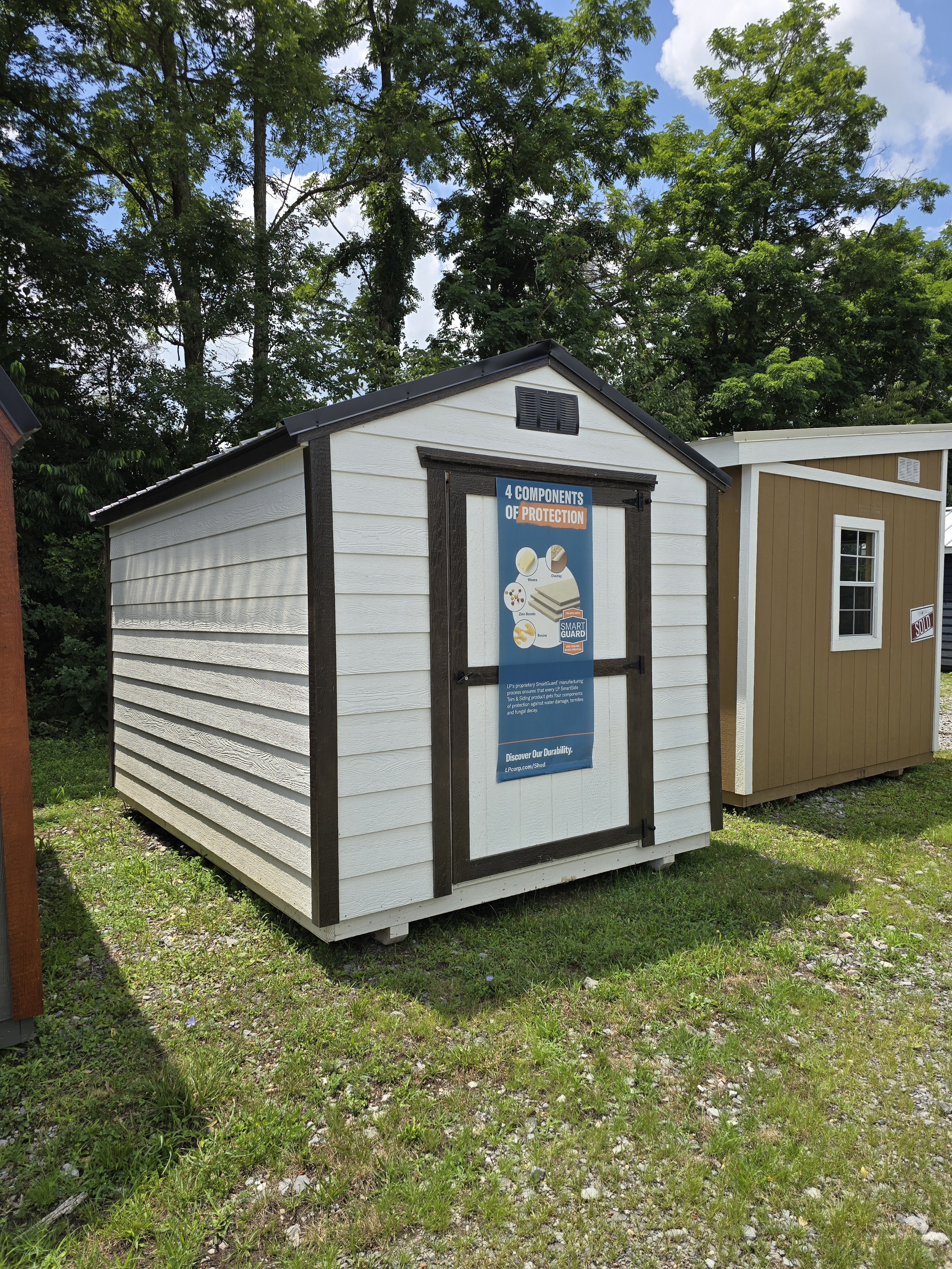 Image of 8 x 12 A Frame (Low Wall) Shed - Lewisburg, WV